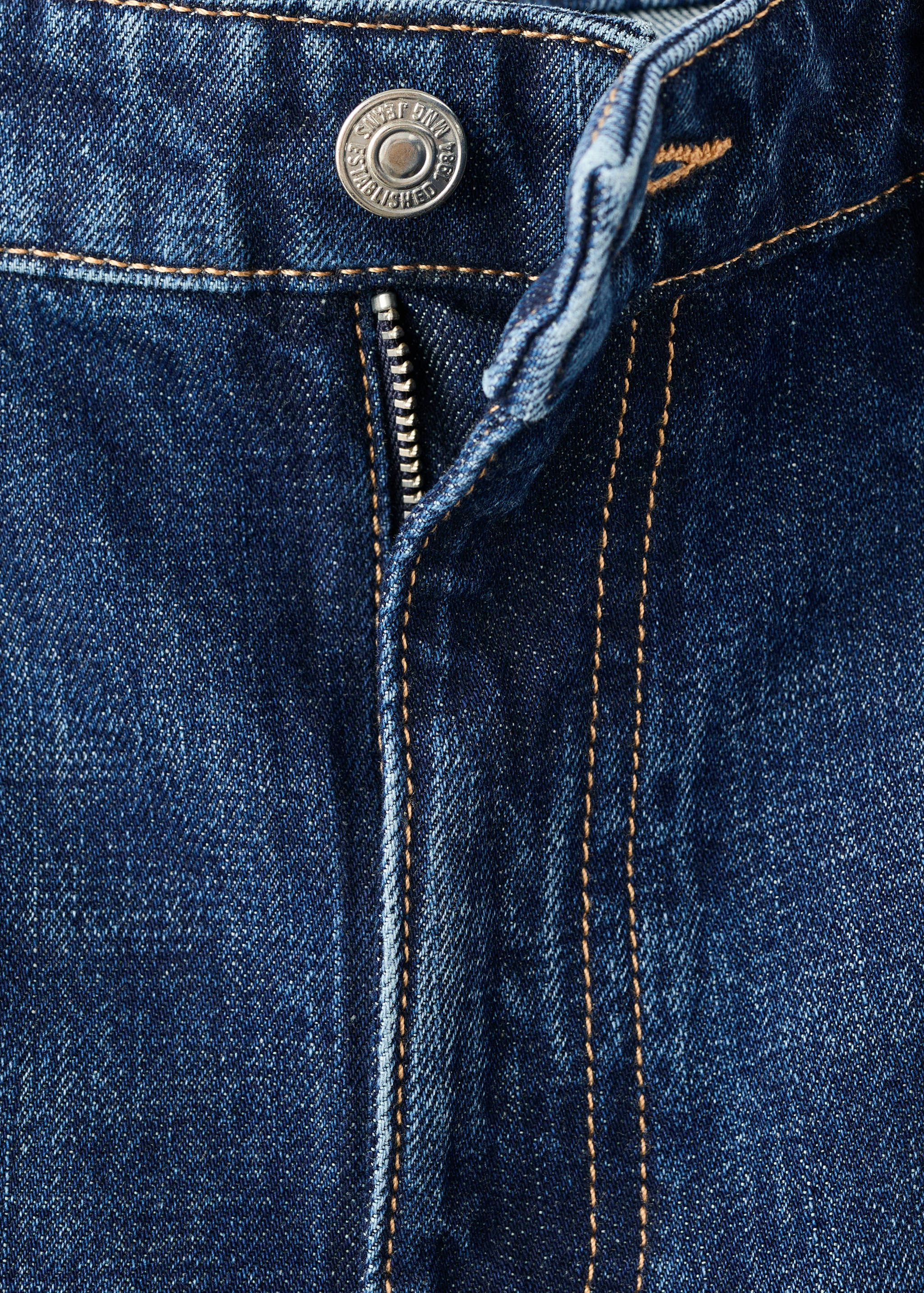 جينز واسع الساق بخصر منخفض - تفاصيل المنتج 8