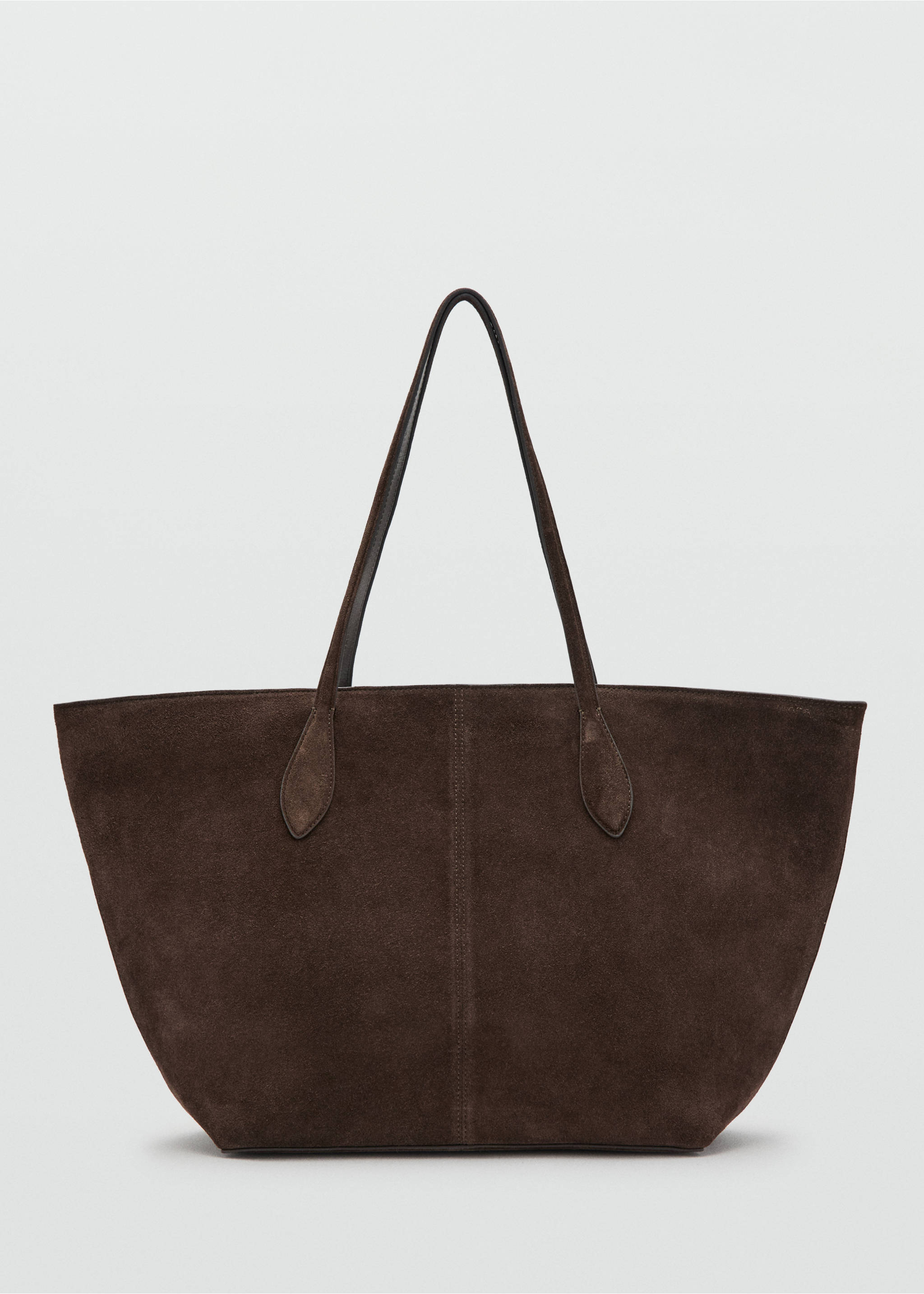 Sac fourre-tout suède - Article sans modèle, Marron. Ref: 27081232-00.