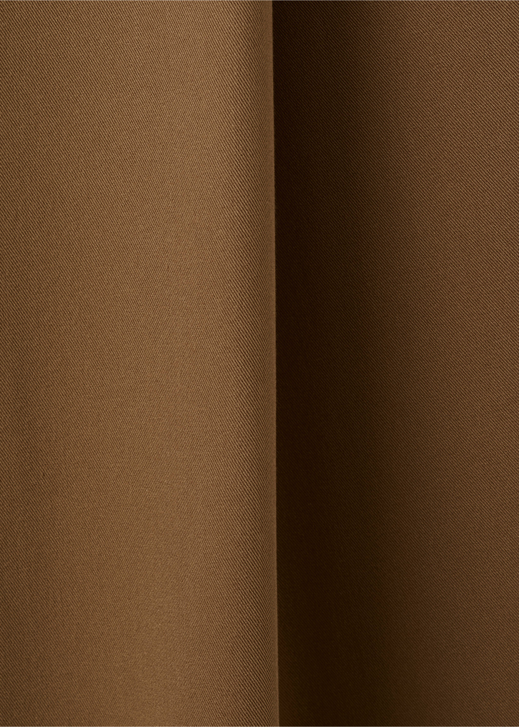 Pleated wide leg trousers - Details of the article 0, Medium Brown. Ref: 27081234-00.