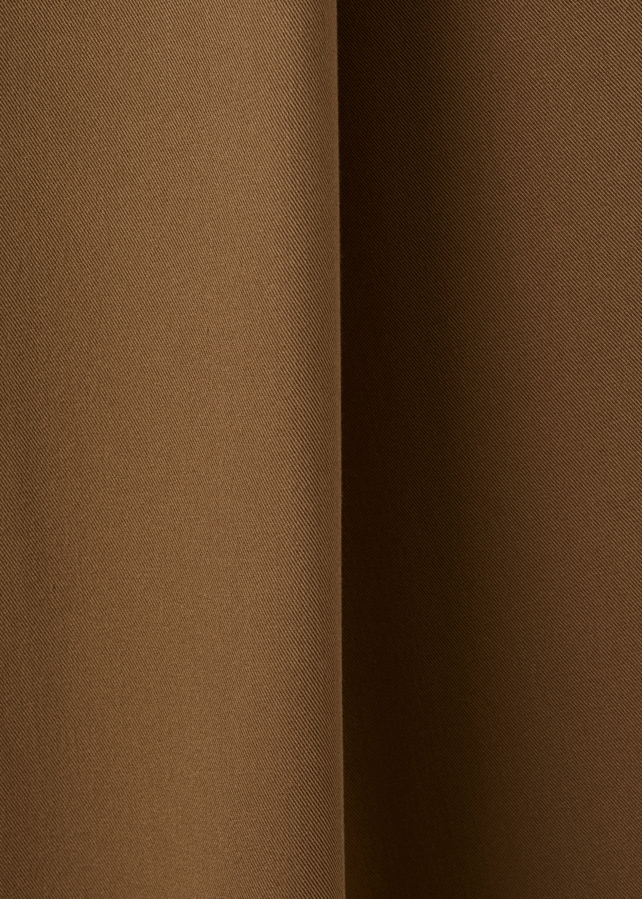 褶皱宽腿裤 - null