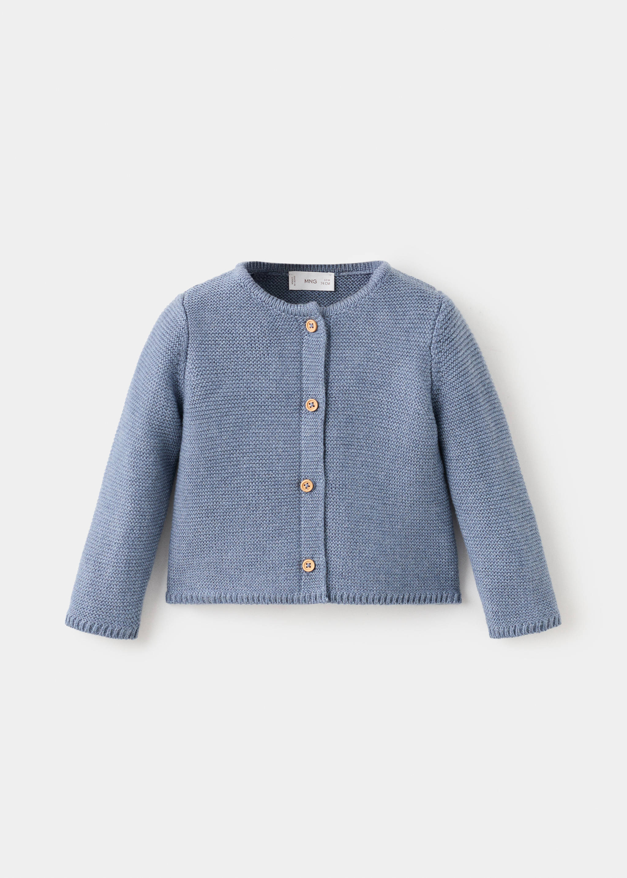 Knitted button cardigan - Article without model