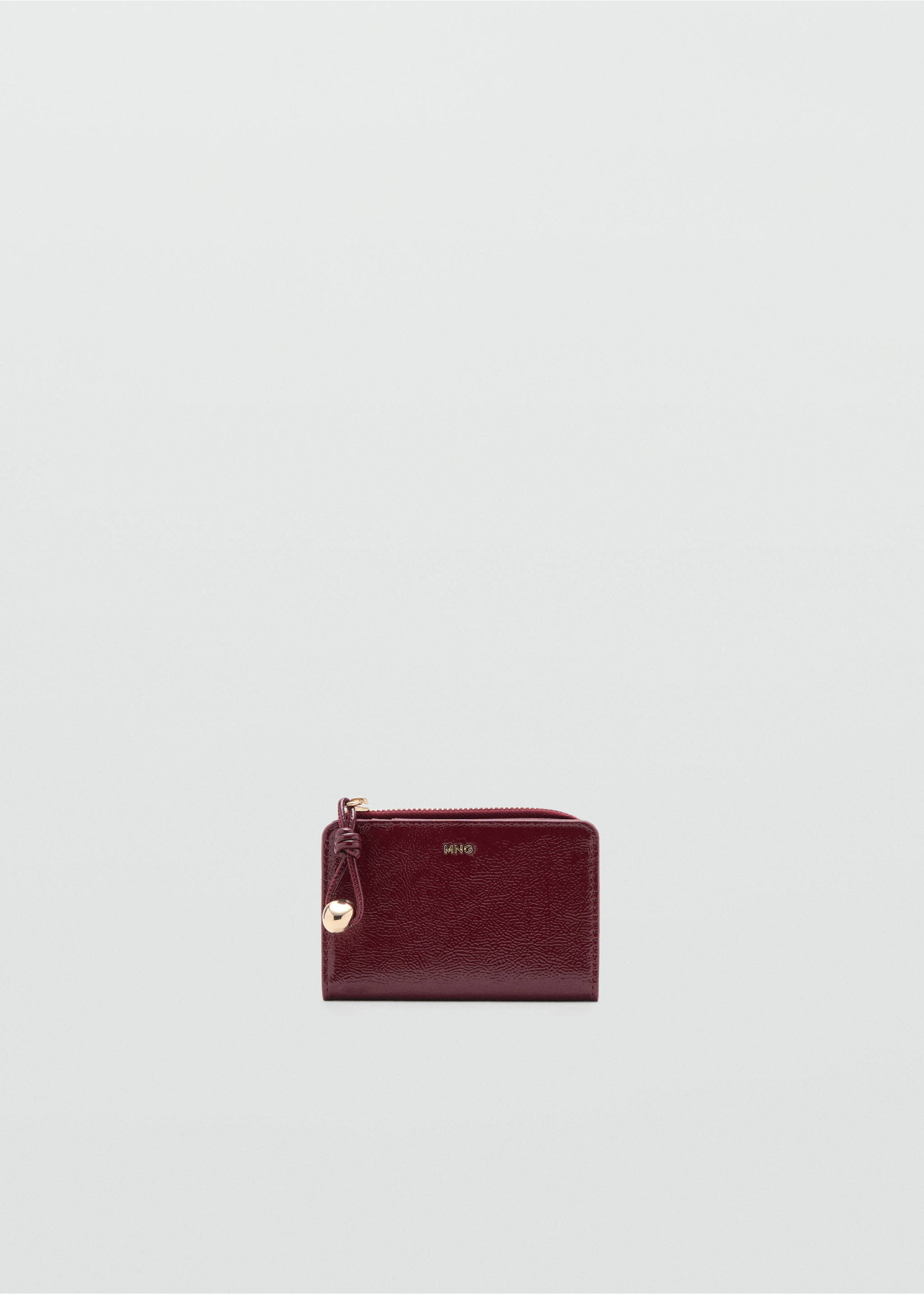 Mini-bead small purse - Article without model, Burgundy. Ref: 27081236-00.