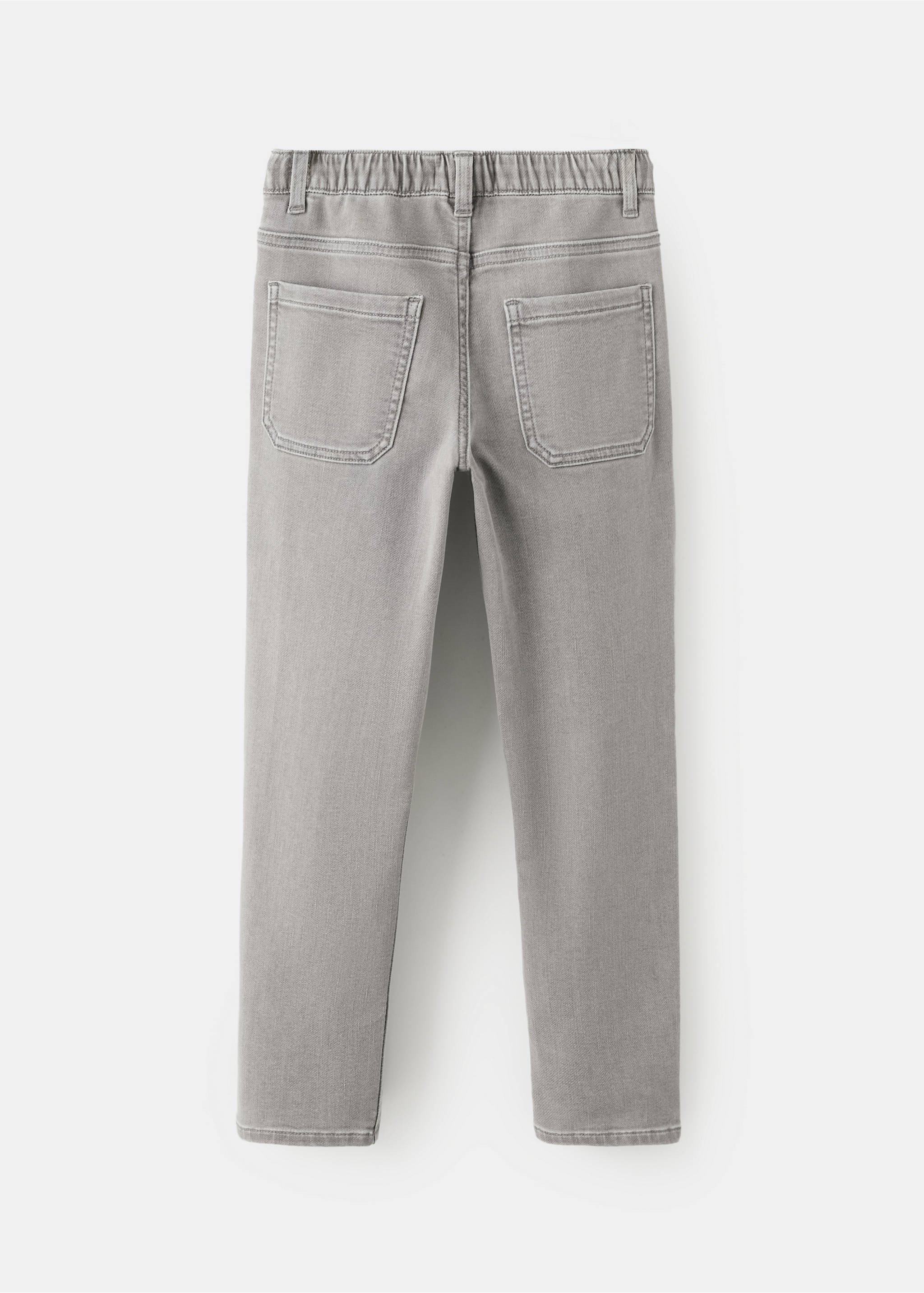 Comfy farmernadrág összehúzó zsinórral - A cikk hátulja, Denim szürke. Ref: 27081240-00.