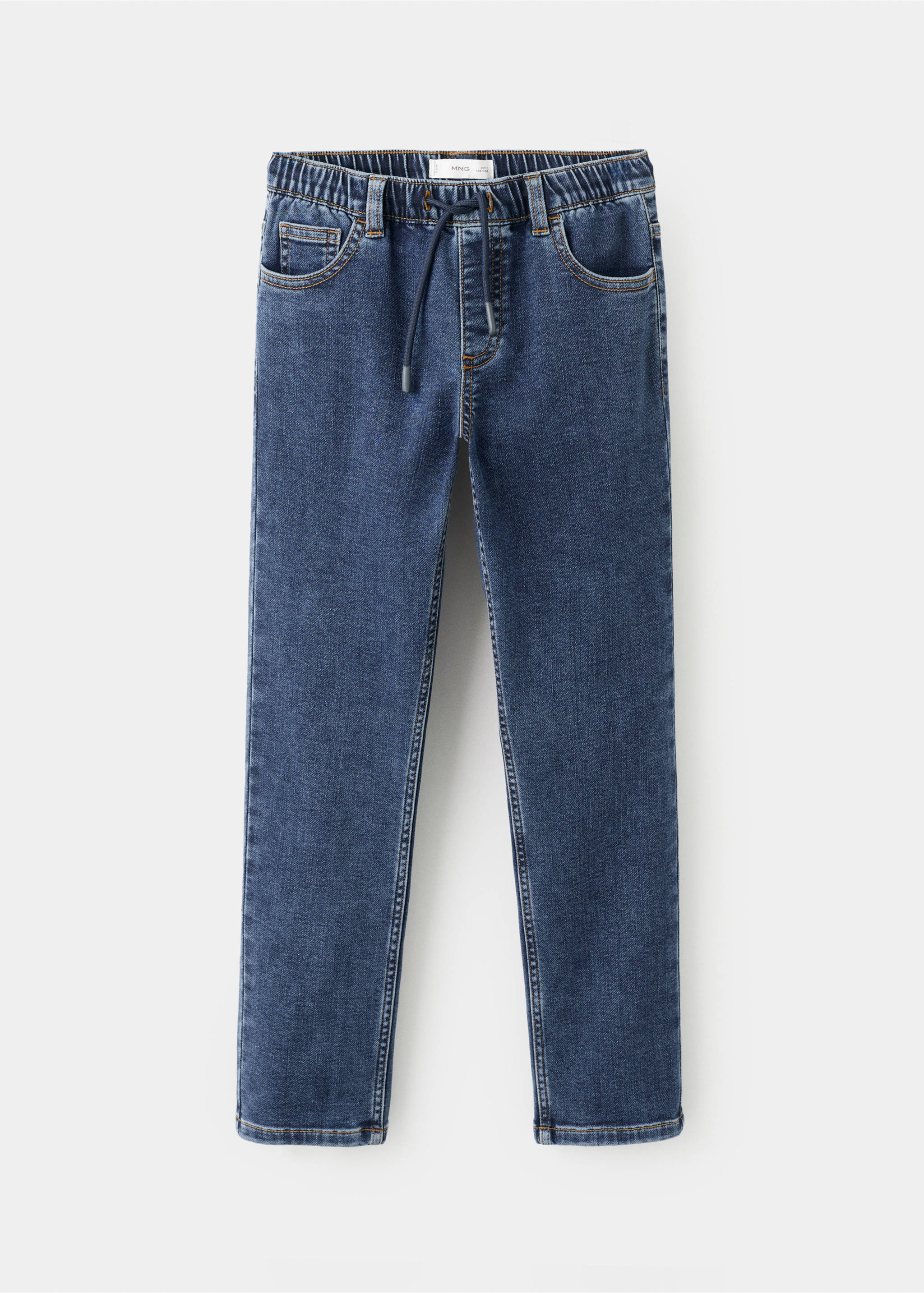 Comfy farmernadrág összehúzó zsinórral - Termék modell nélkül, Sötétkék. Ref: 27081240-00.