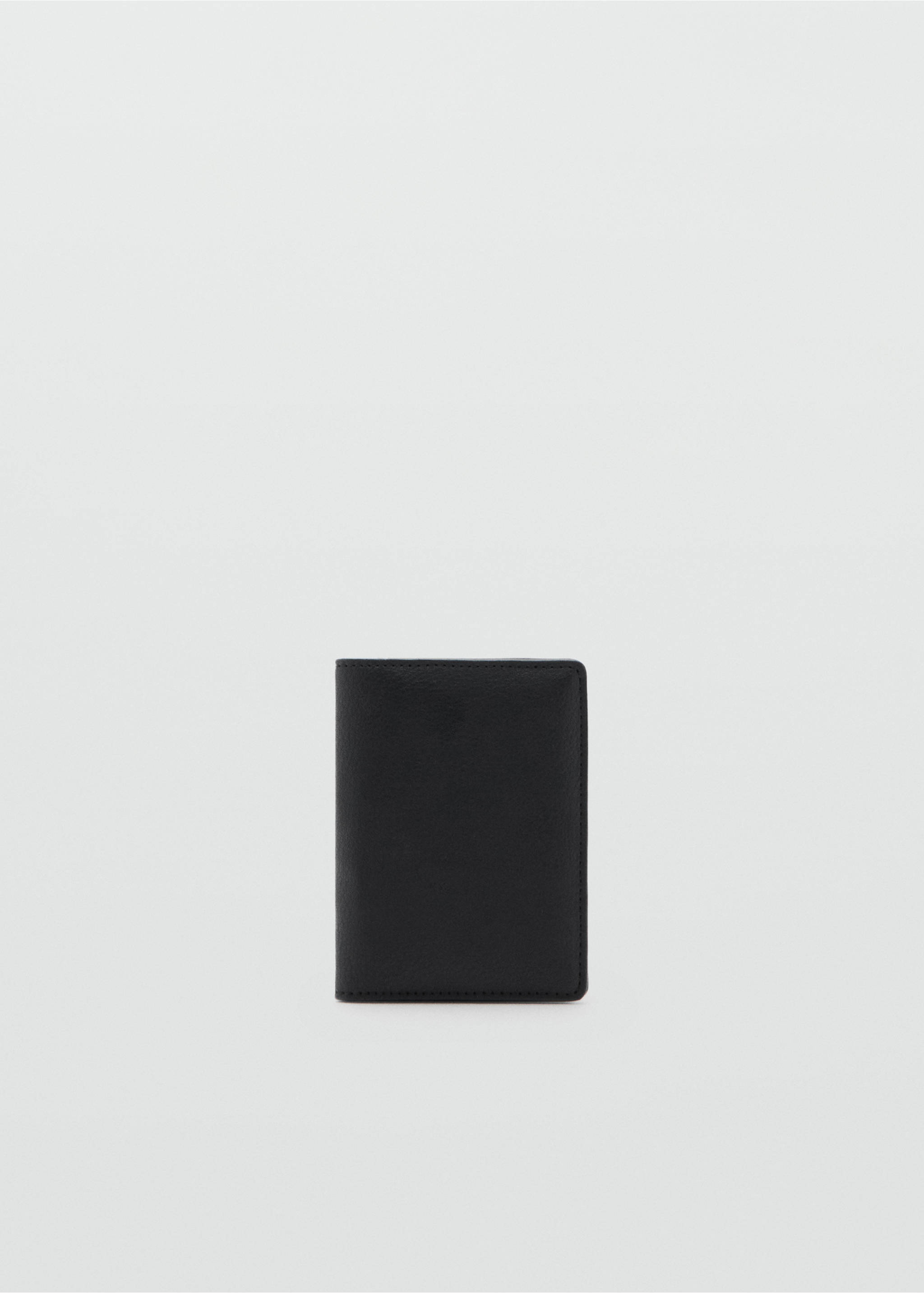 Cartera billetera efecto abatanado - Artículo sin modelo, Negro. Ref: 27081245-00.