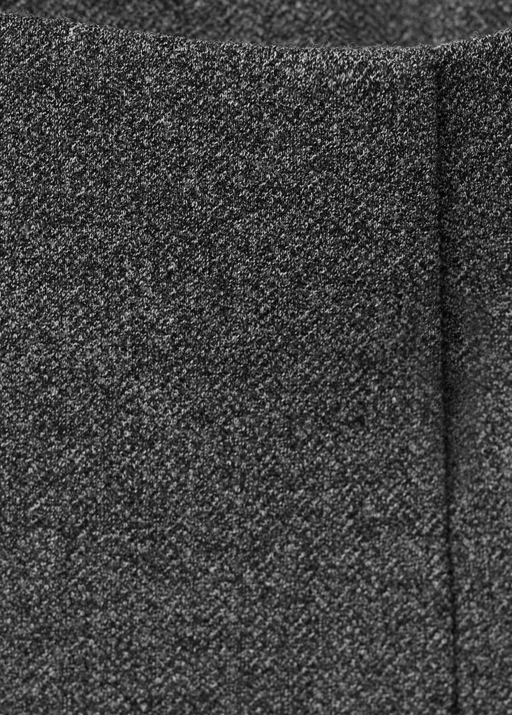 Straight-fit trousers with elastic waist — Grey