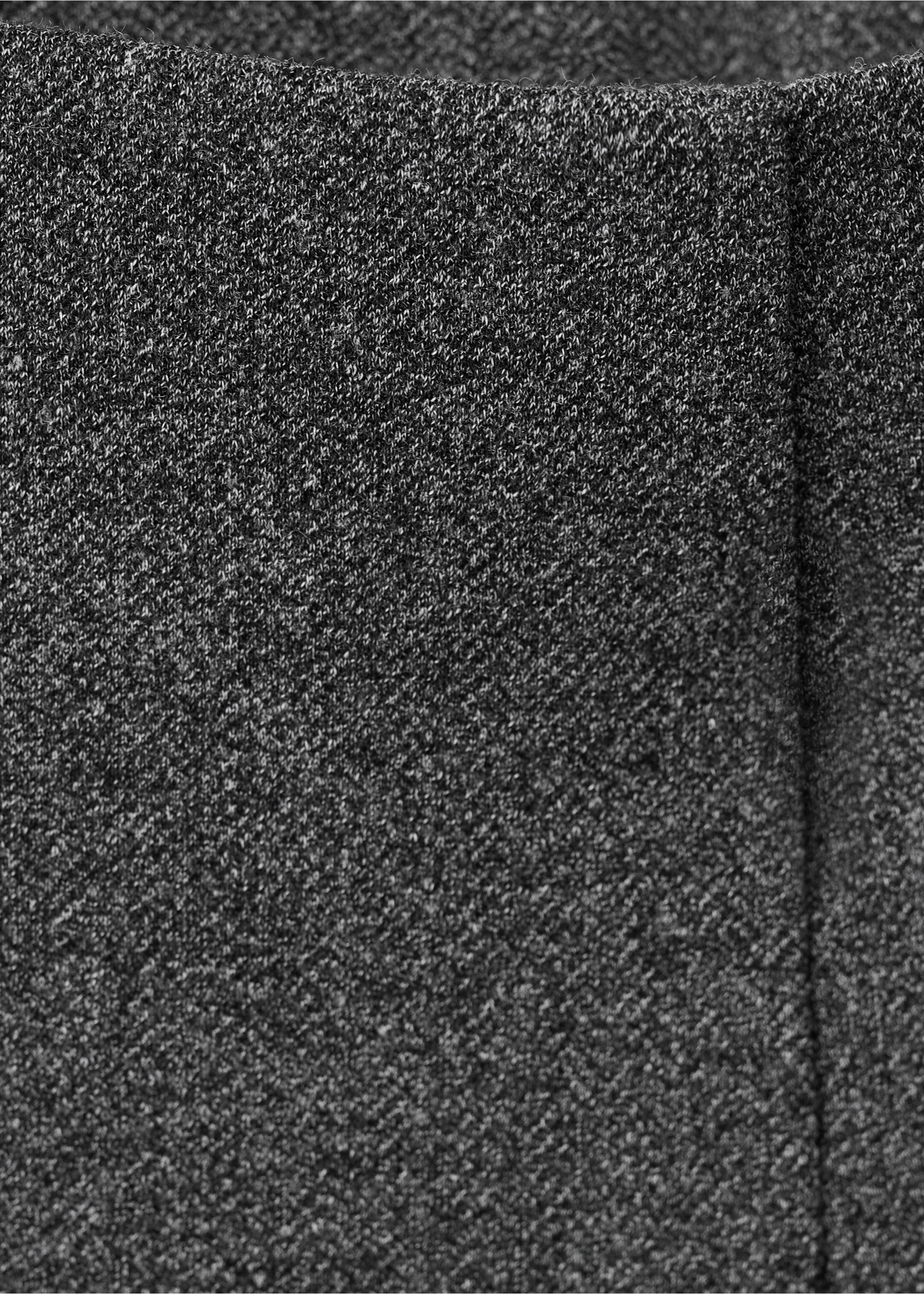 Straight-fit trousers with elastic waist - Details of the article 8, Grey. Ref: 27081248-00.