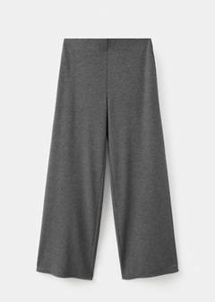 Straight-fit trousers with elastic waist — Grey 6