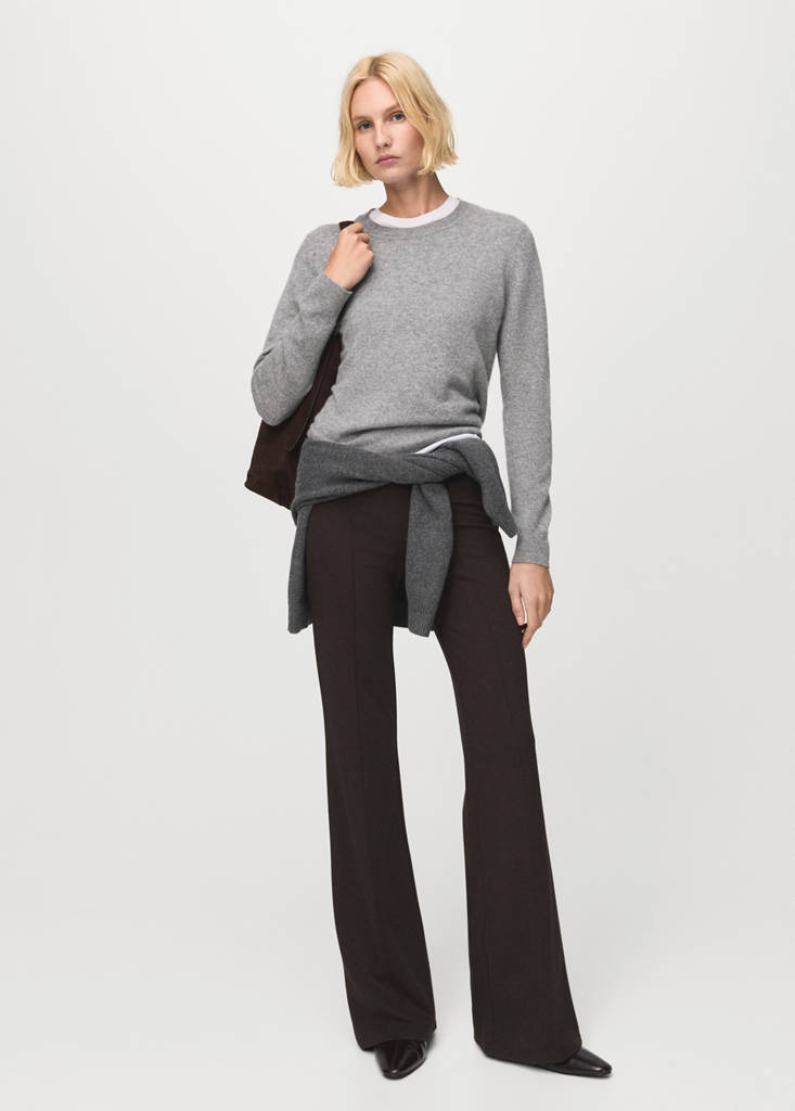 Leggings with seam detail — Brown