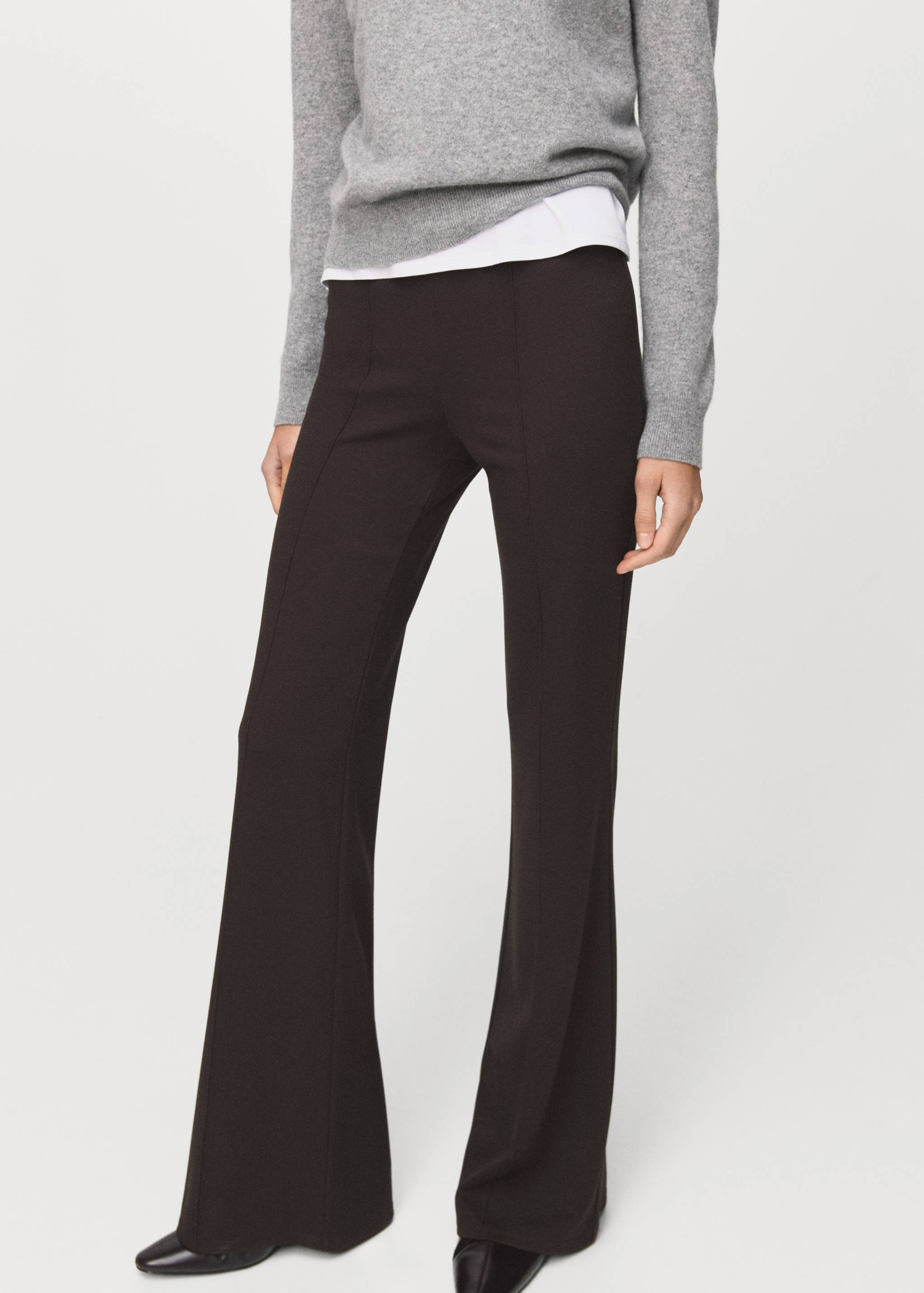 Leggings with seam detail - Medium plane