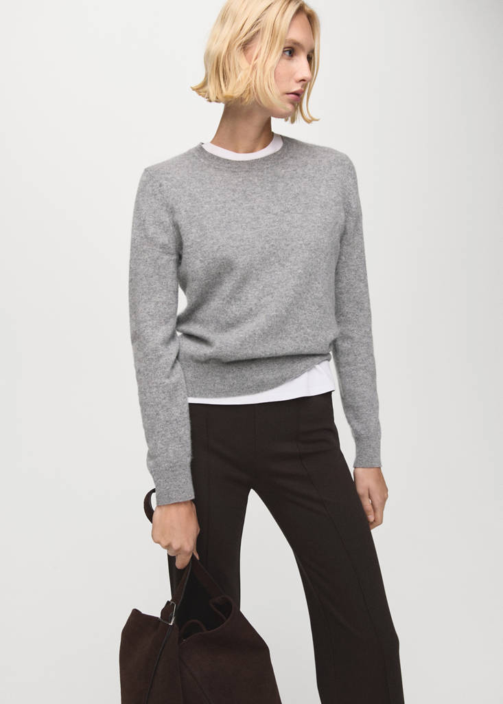 Leggings with seam detail — Brown