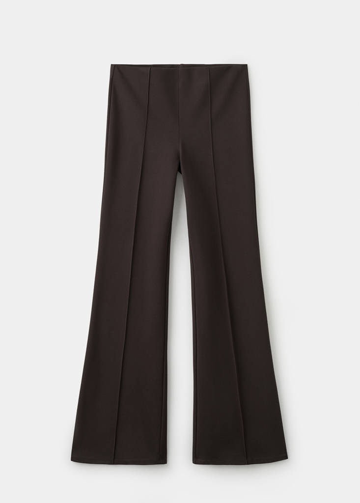 Leggings with seam detail — Brown