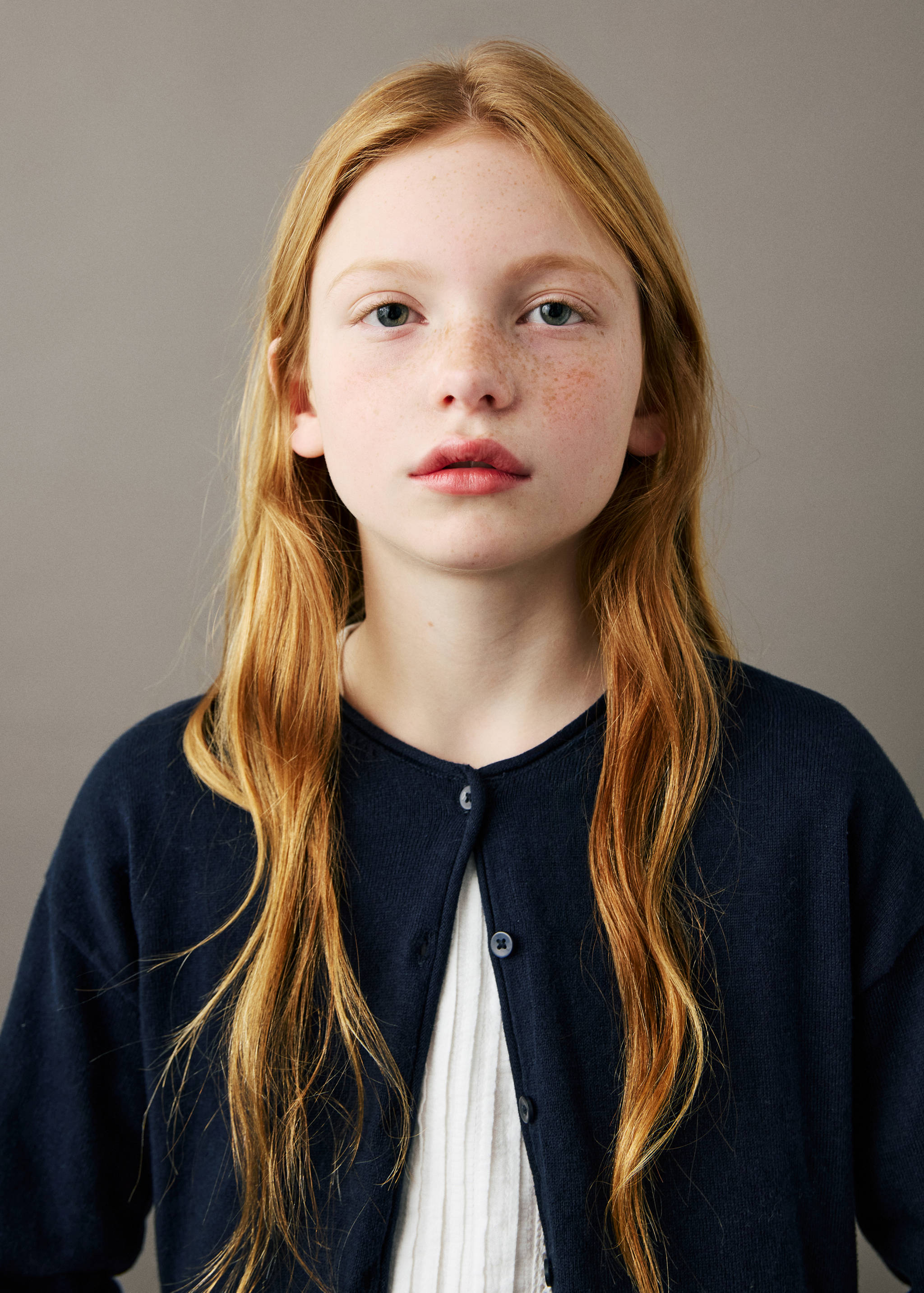 Long sleeves knit cardigan - Details of the article 1