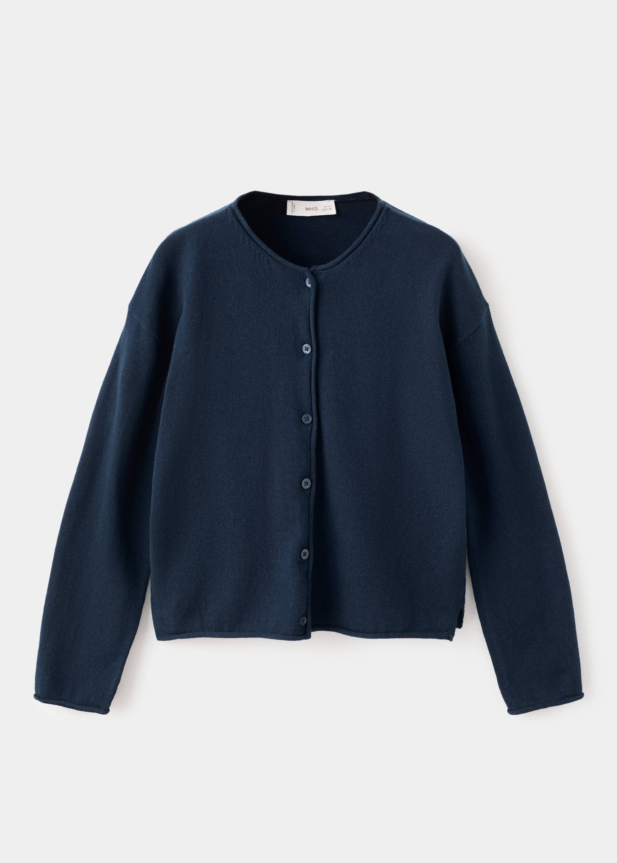 Long sleeves knit cardigan - Article without model