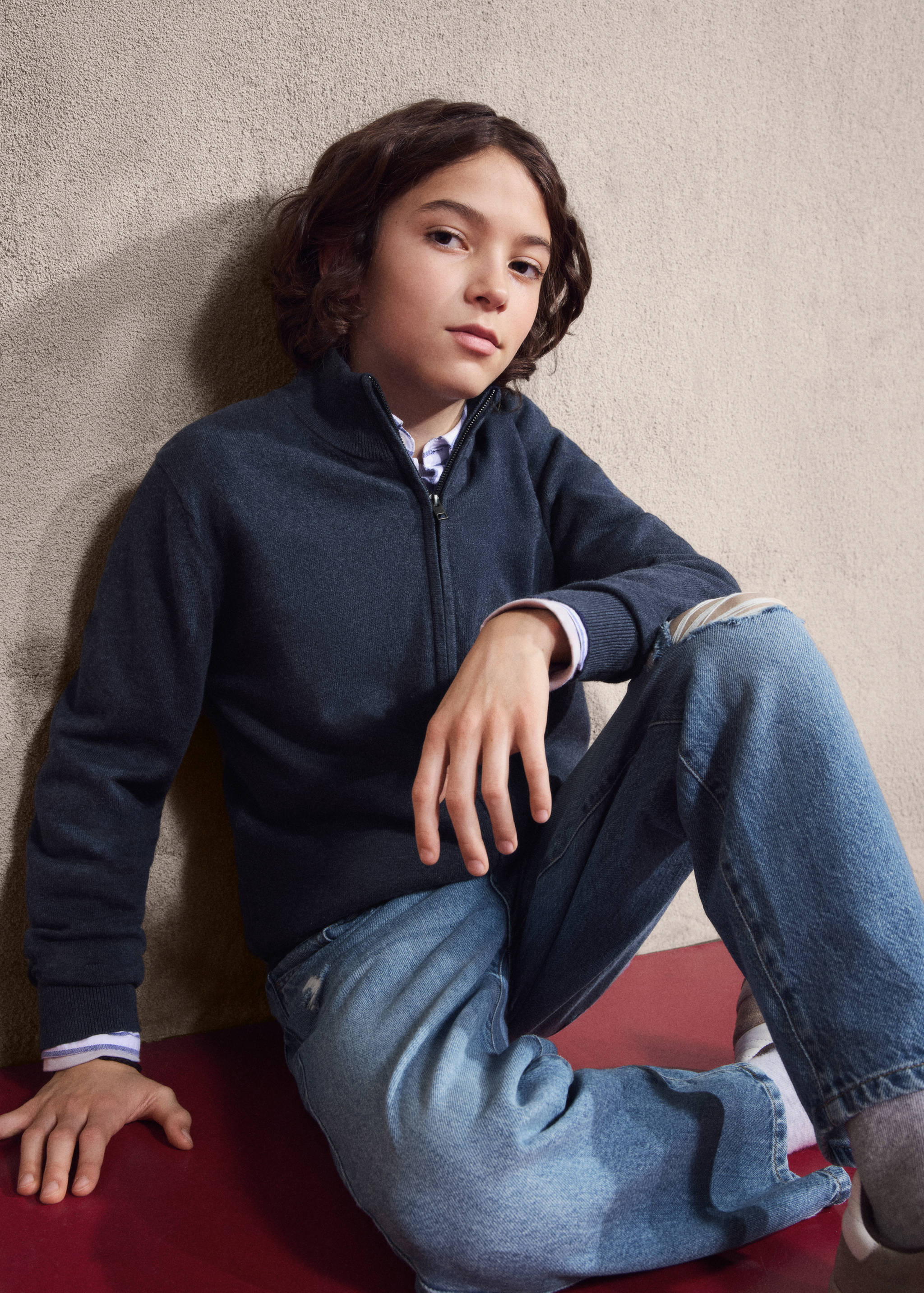 Cardigan maille fermeture Éclair - Détail de l'article 6