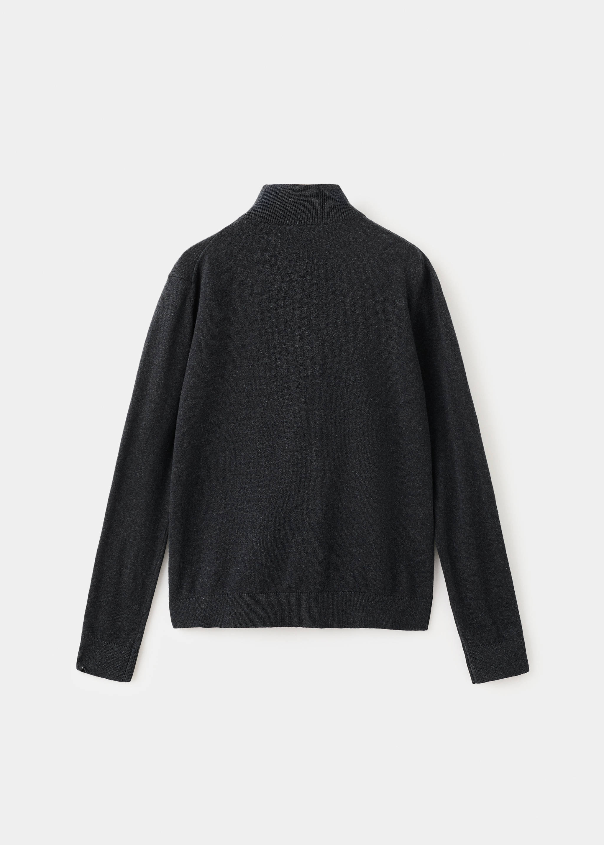 Cardigan maille fermeture Éclair - Verso de l’article