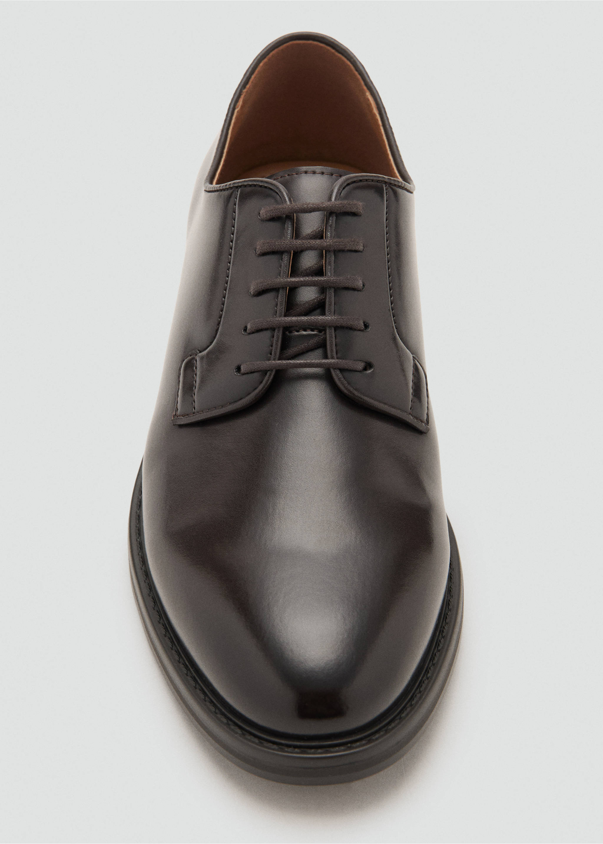 Zapato traje blucher - Detalle del artículo 3, Marrón. Ref: 27081254-00.