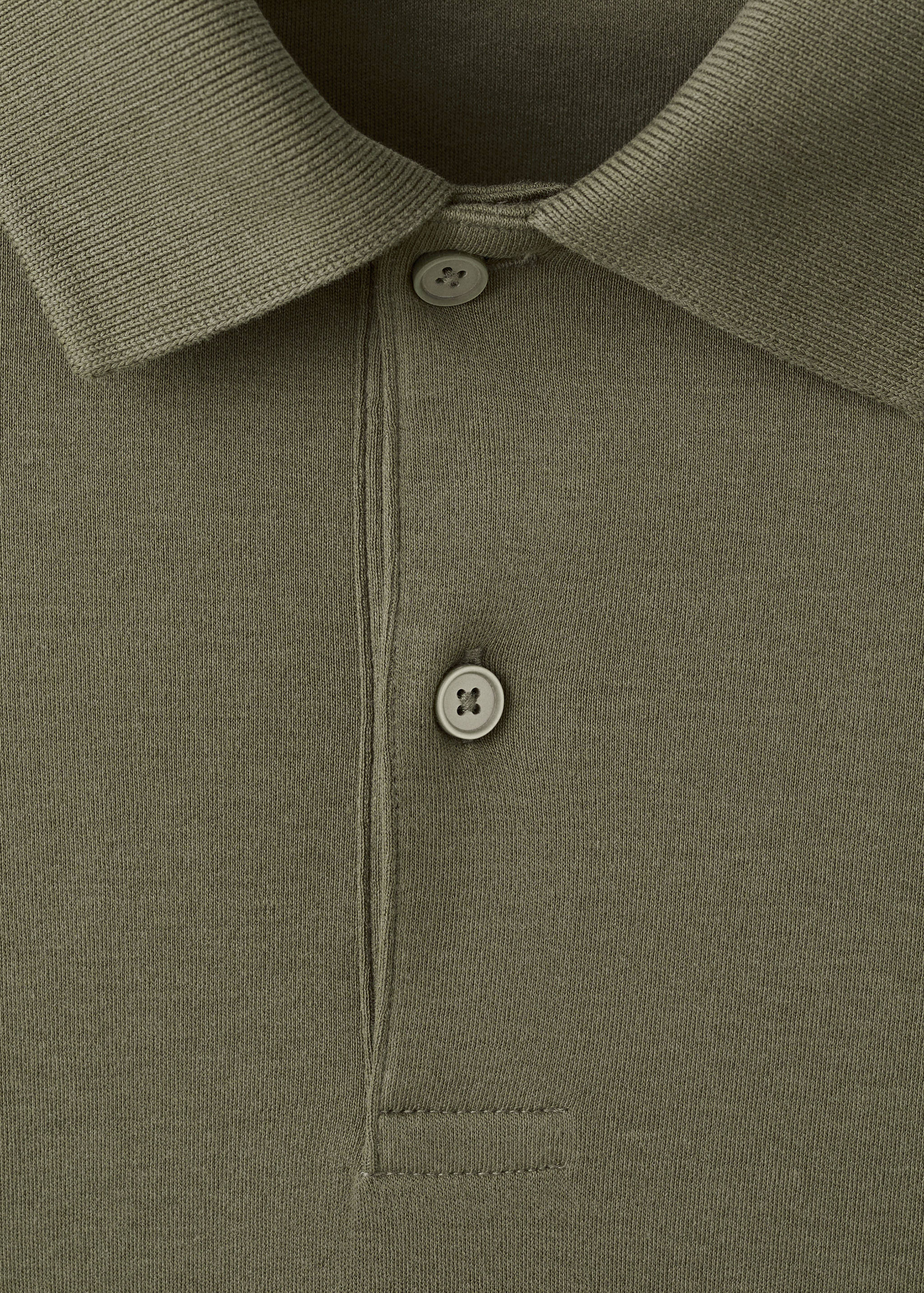 Regular-fit knitted polo sweater - Details of the article 0