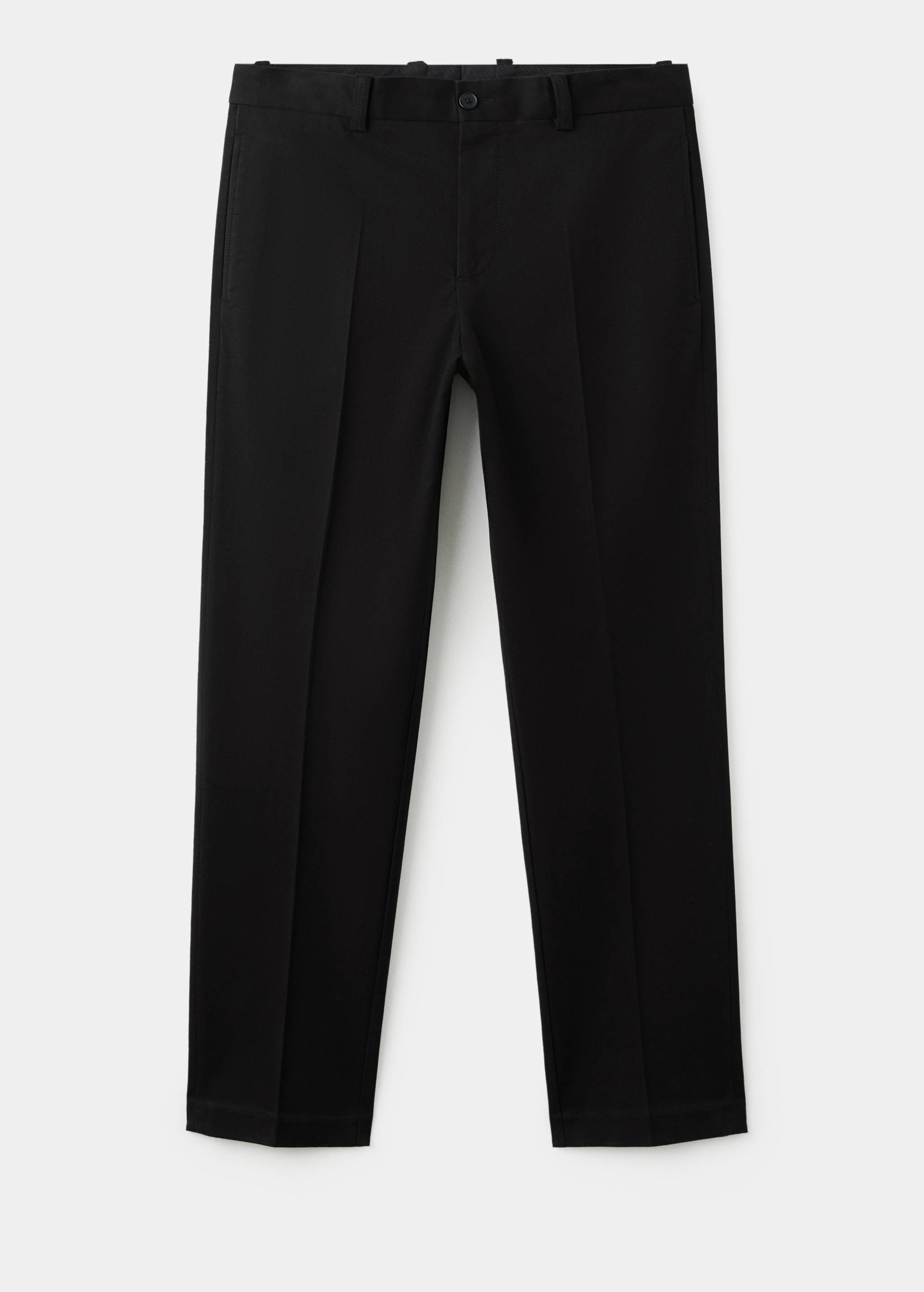 Regular-fit cotton trousers - Article without model