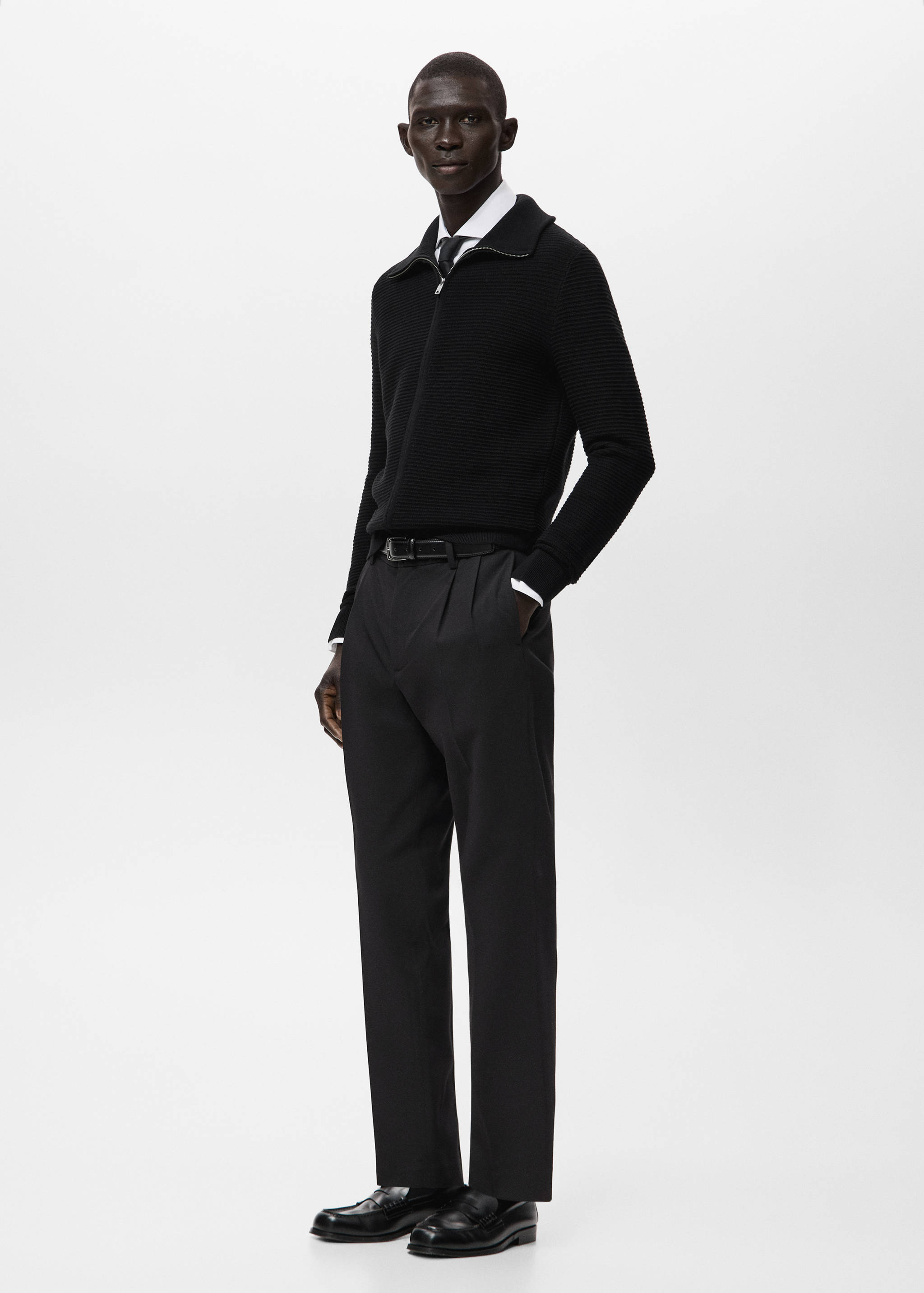 Cárdigan punto estructura cremallera - Detalle del artículo 2