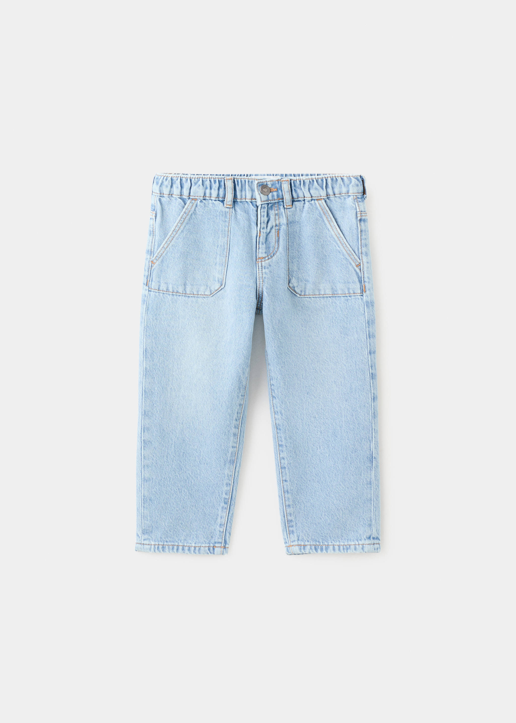 Jeans rectos cintura goma - Artículo sin modelo