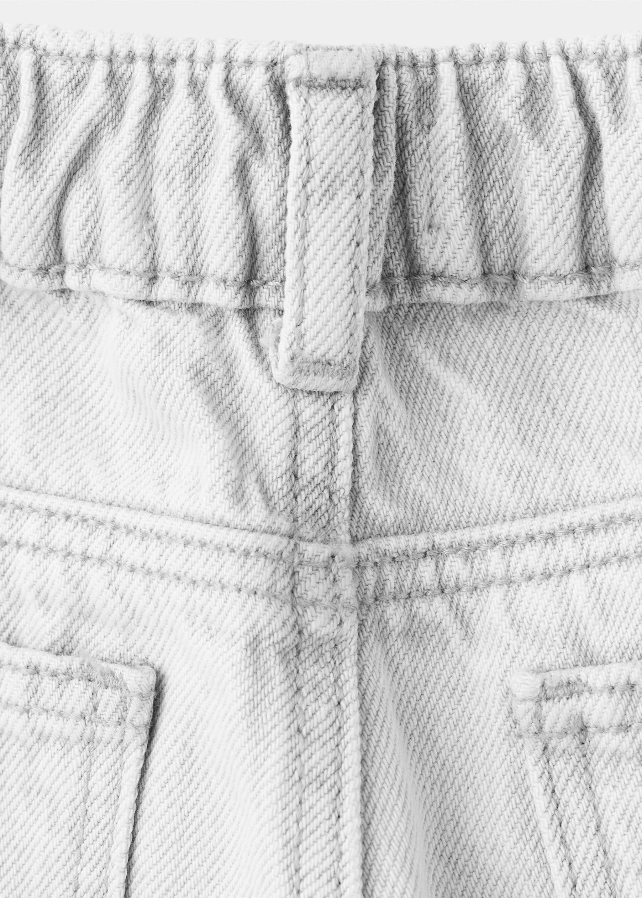 Jeans rectos cintura goma - Detalle del artículo 0, Gris. Ref: 27081261-00.