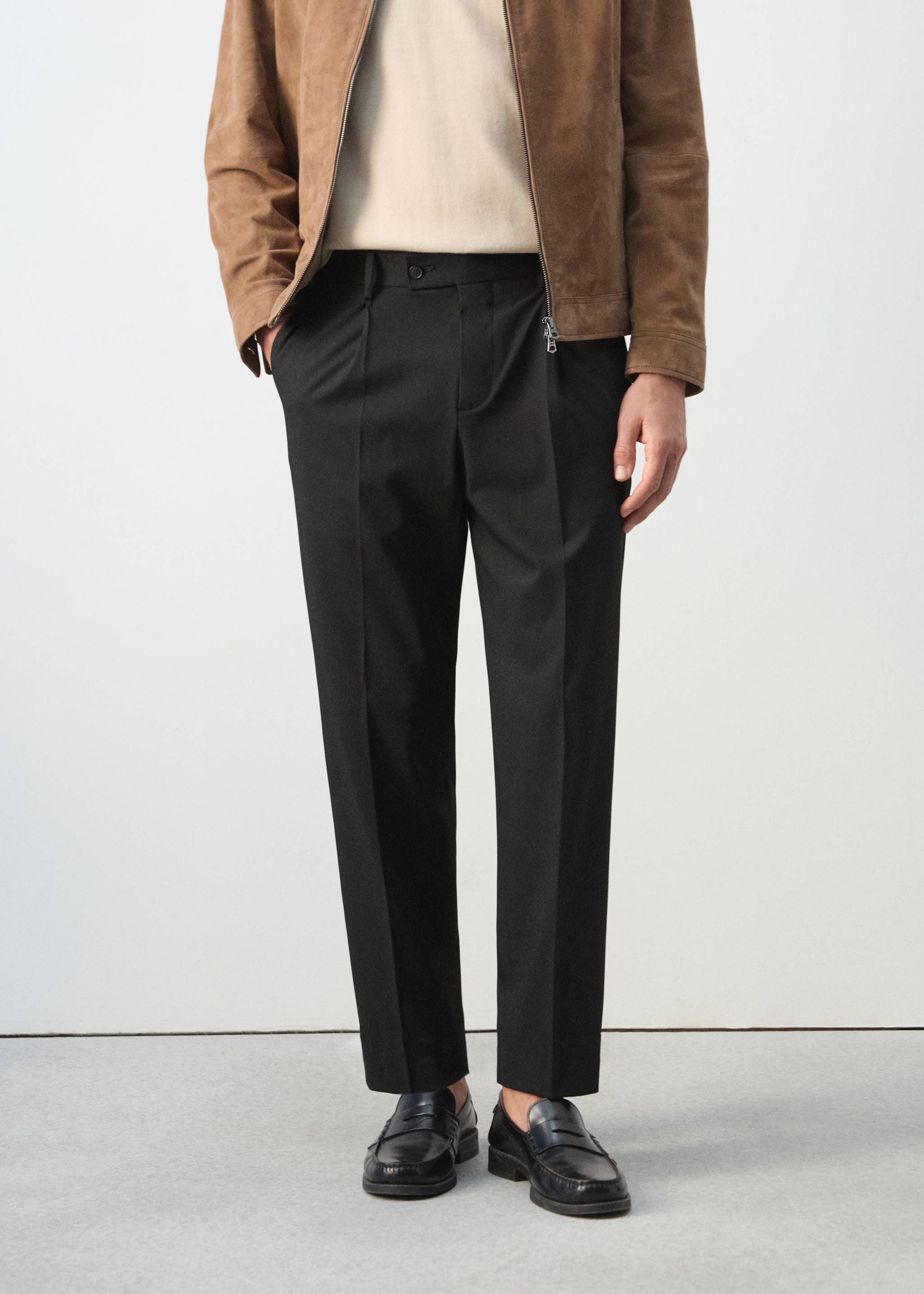 Pantalon costume Boston regular fit - Plan moyen