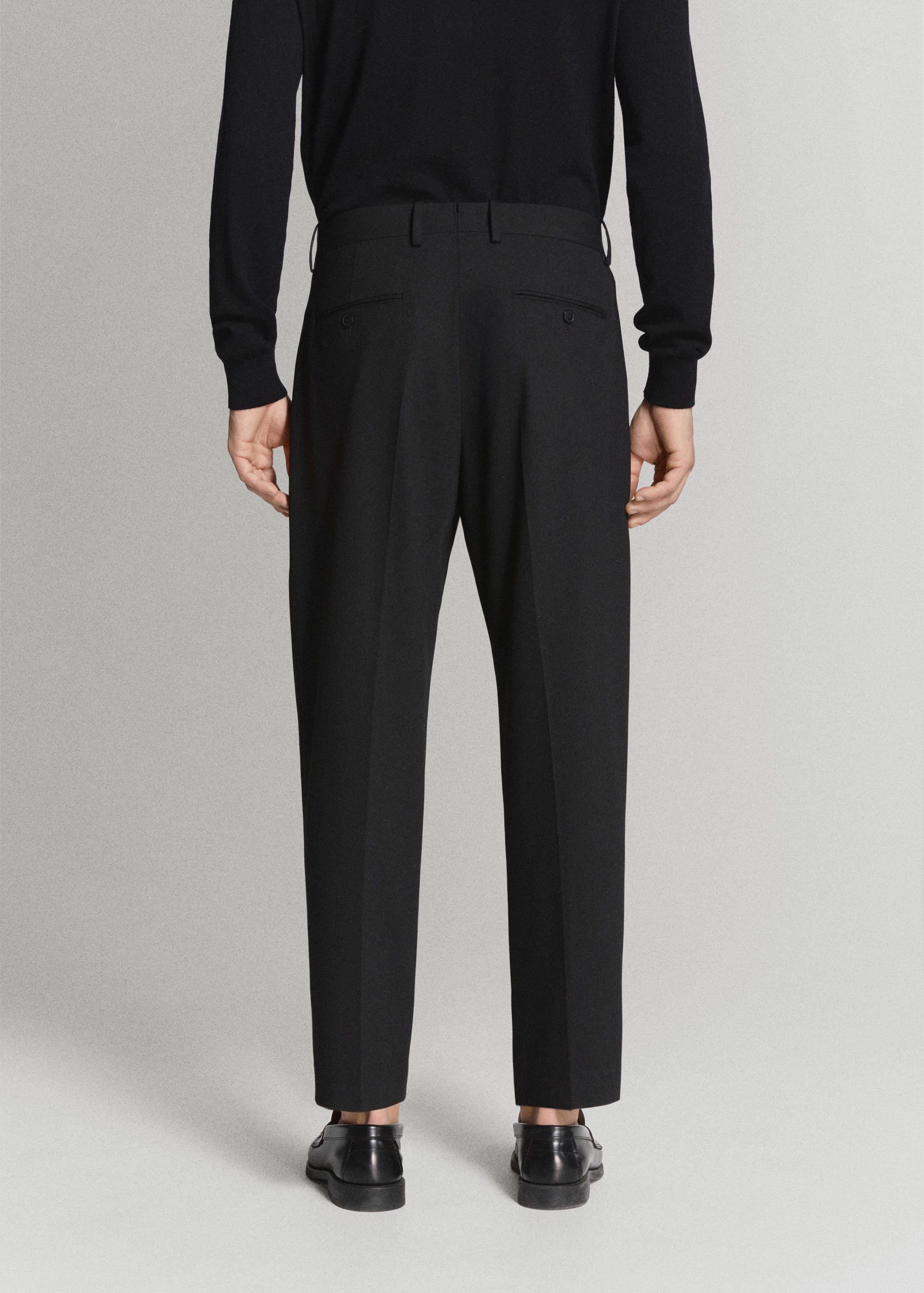 Костюмные брюки Boston regular fit - Обратная сторона изделия