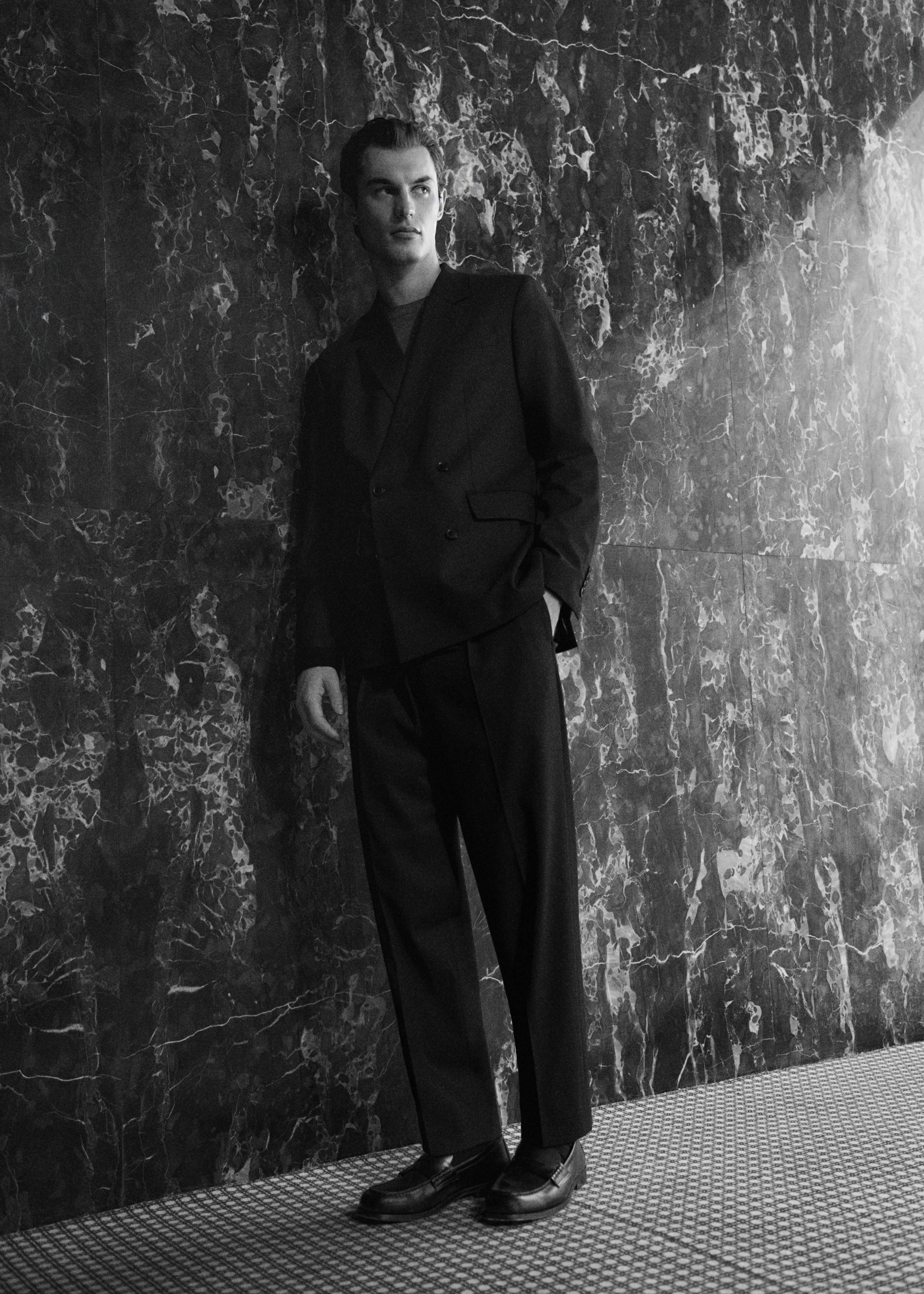 Костюмные брюки Boston regular fit - Деталь изделия 5, Черный. Ref: 27081262-01.