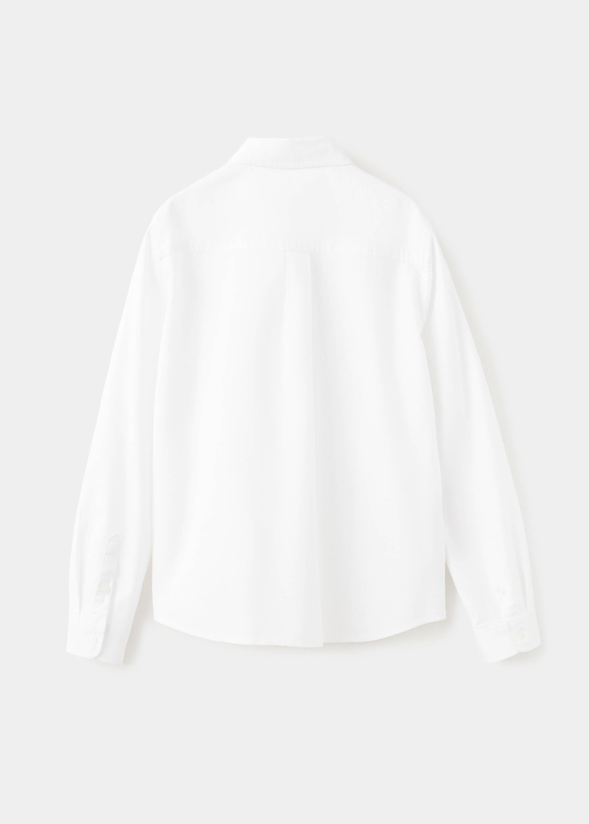 Oxford cotton shirt - Reverse of the article