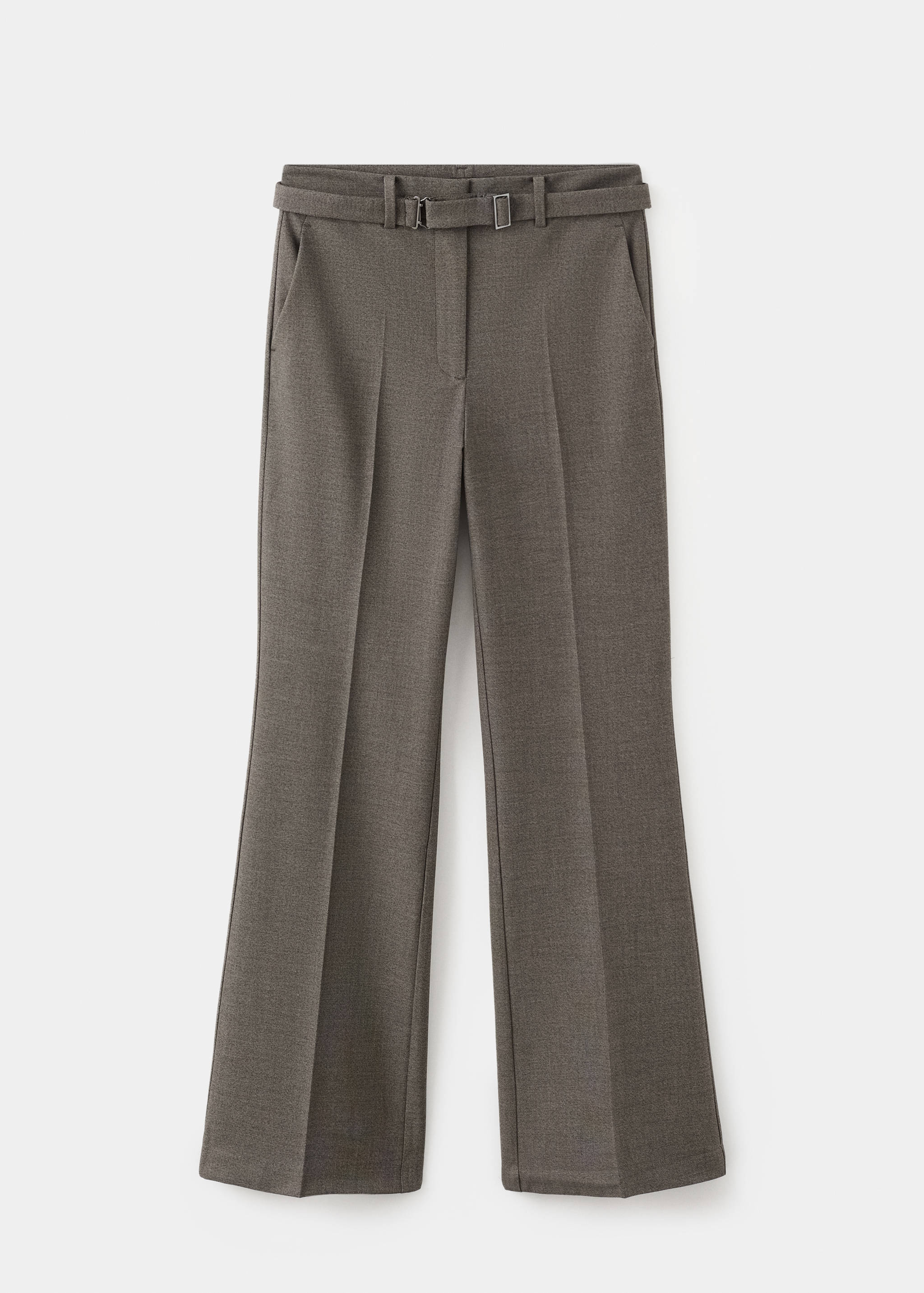 Belt straight-fit trousers - Article without model