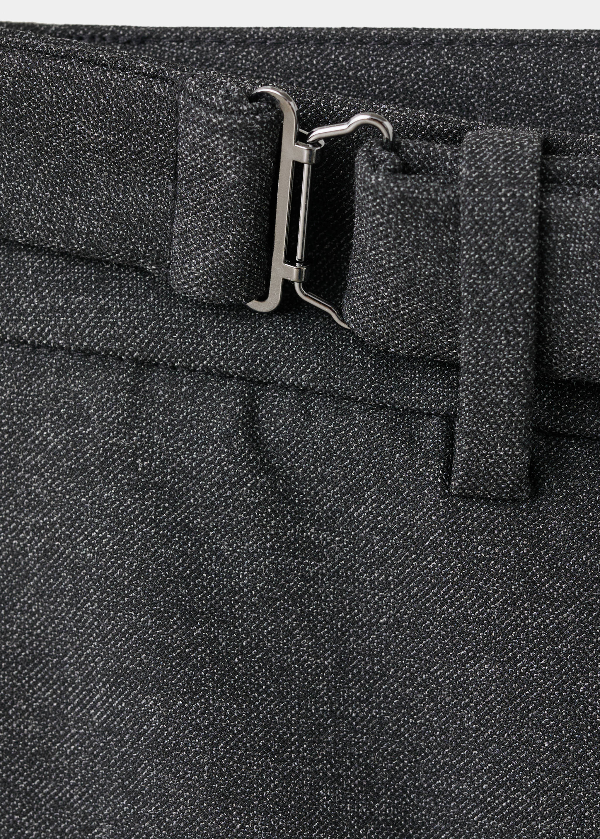 Belt straight-fit trousers - Details of the article 0
