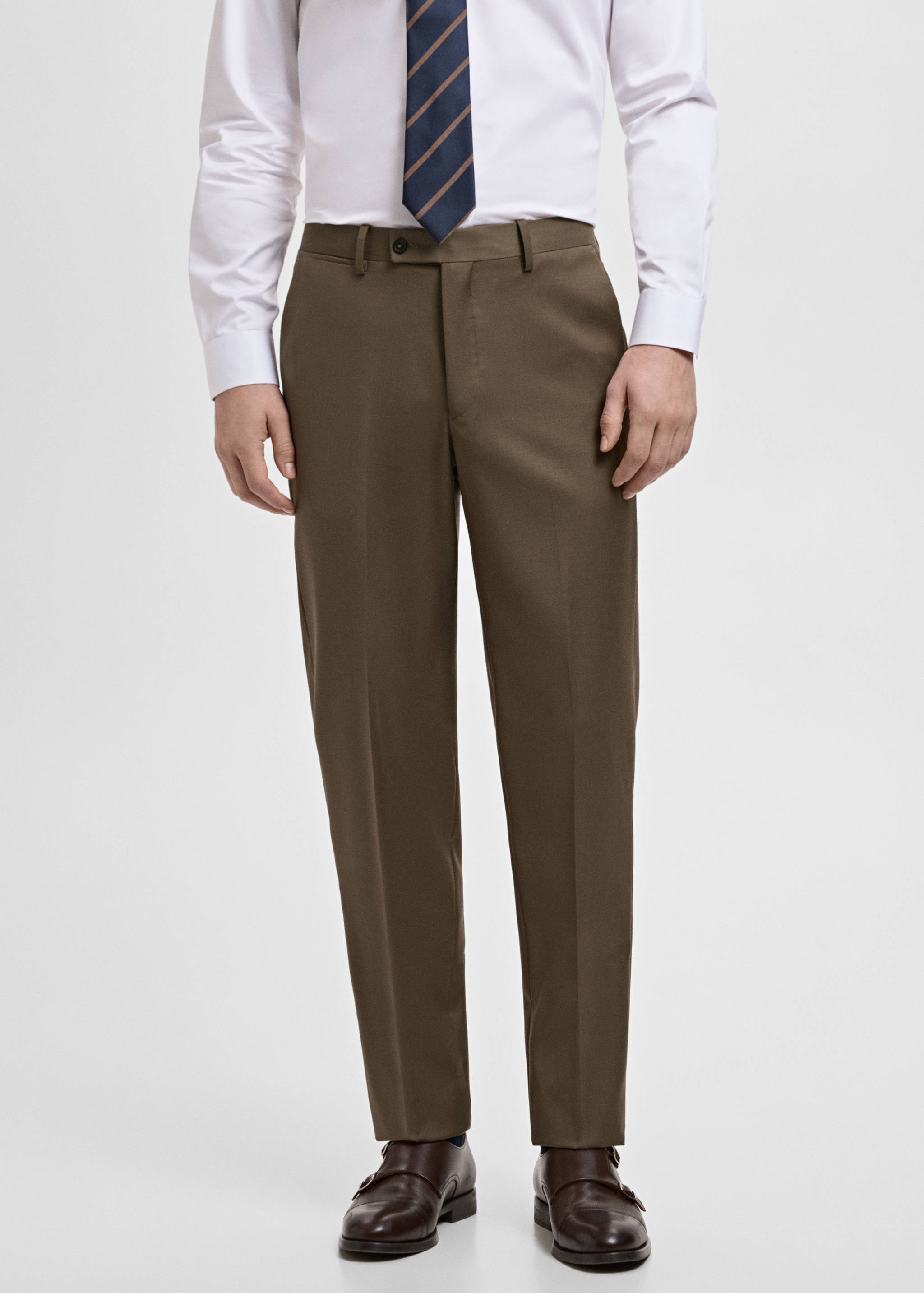 Turin pantalon 100% wol - Middenvlak