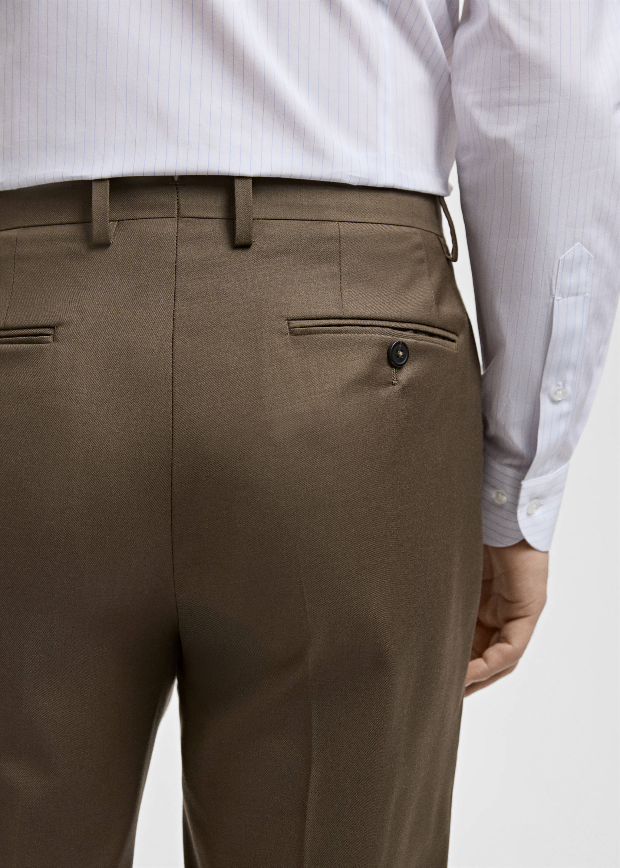 都灵100%羊毛西装裤 - null