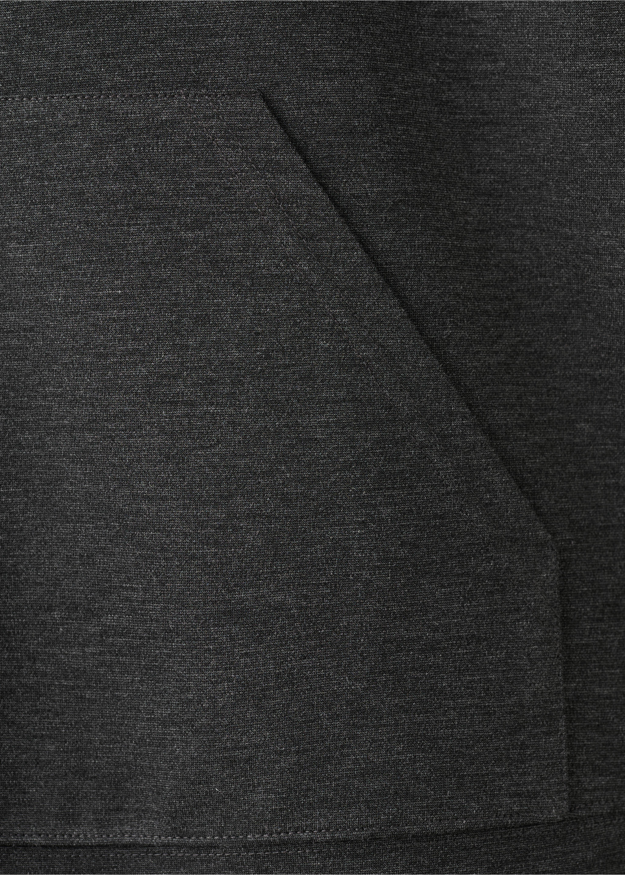 Sweat en maille jaspé capuche - Détail de l'article 0, Gris chiné moyen. Ref: 27081276-00.