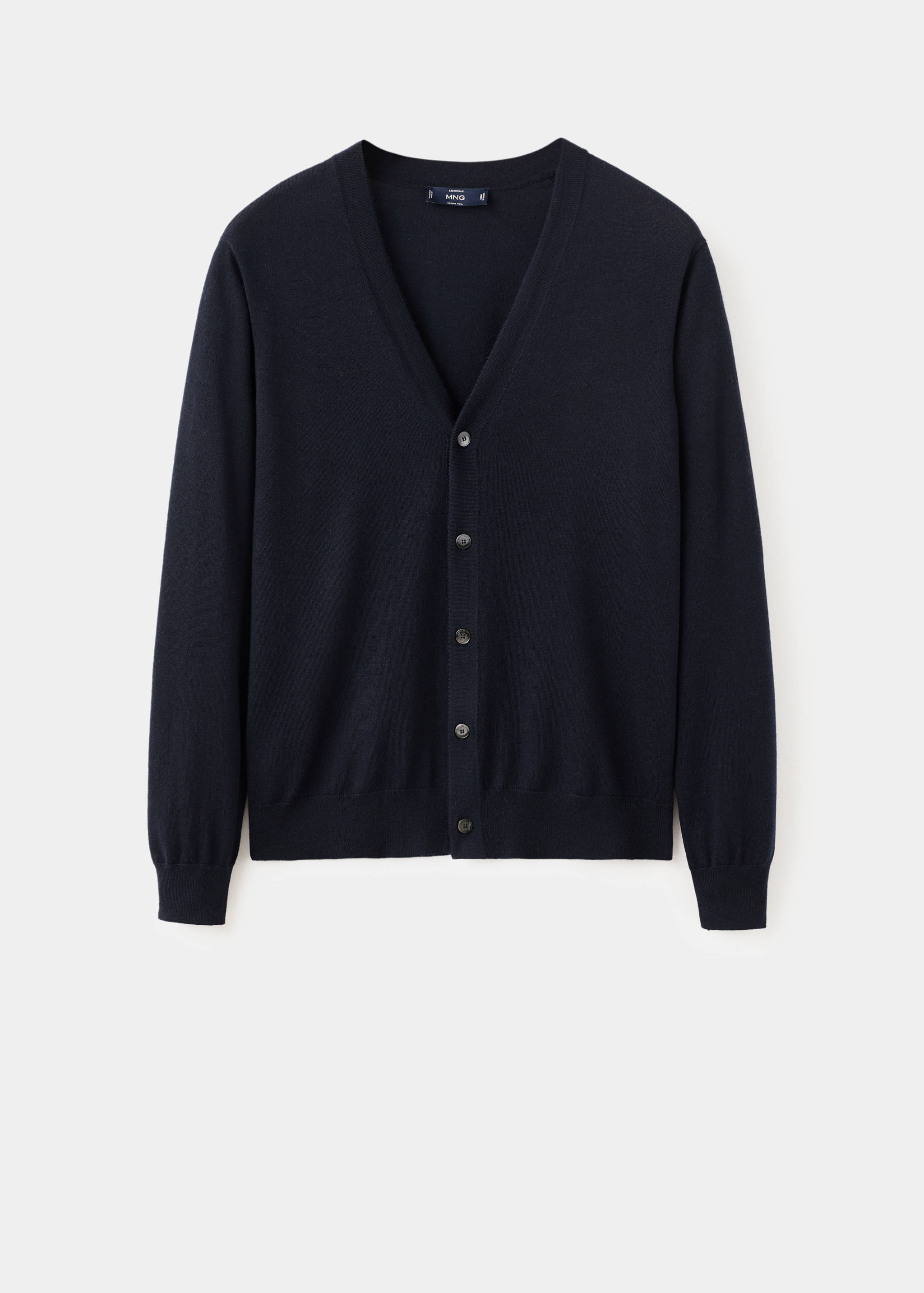 100% merino wool cardigan - Article without model