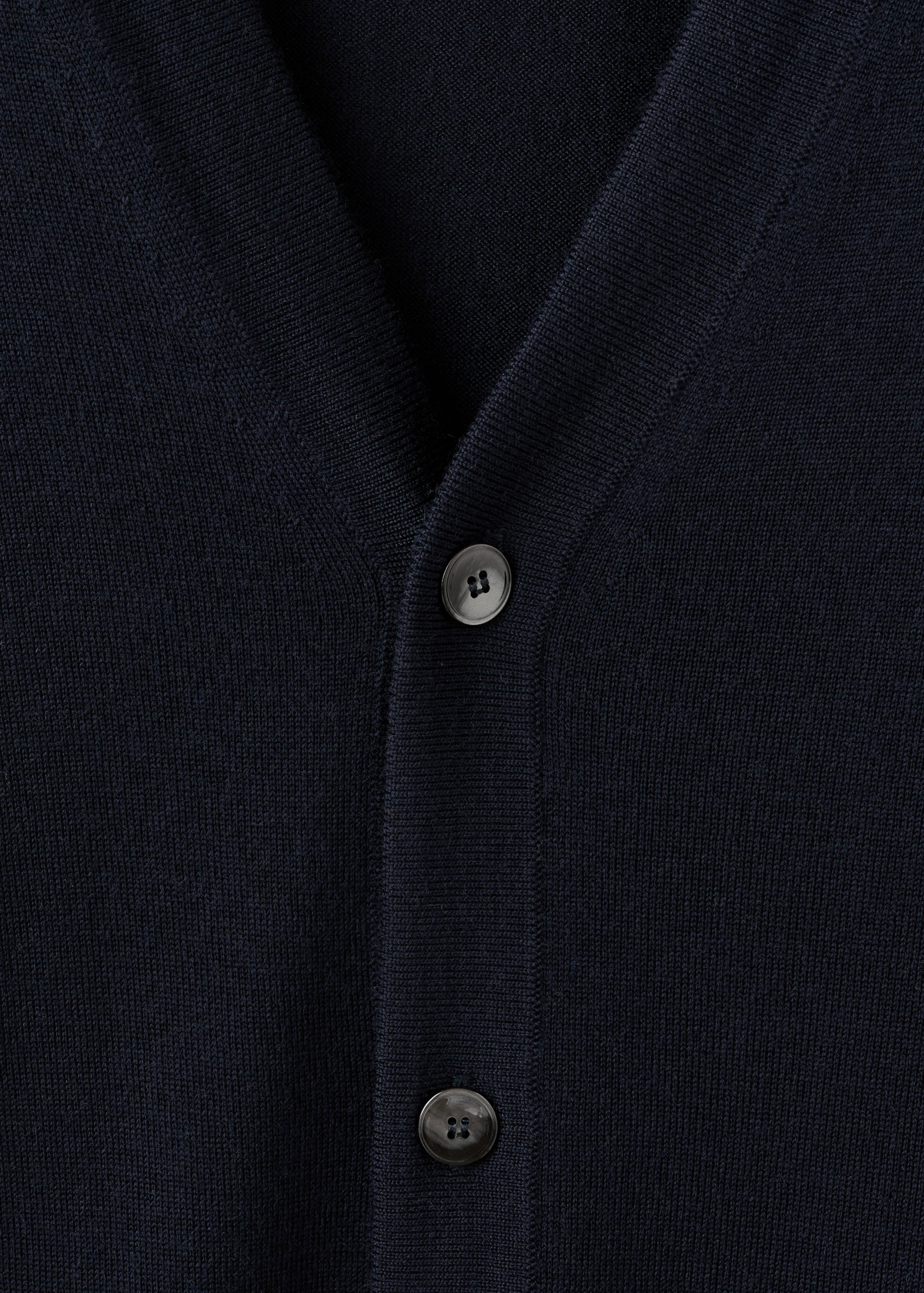 100% merino wool cardigan - Details of the article 8