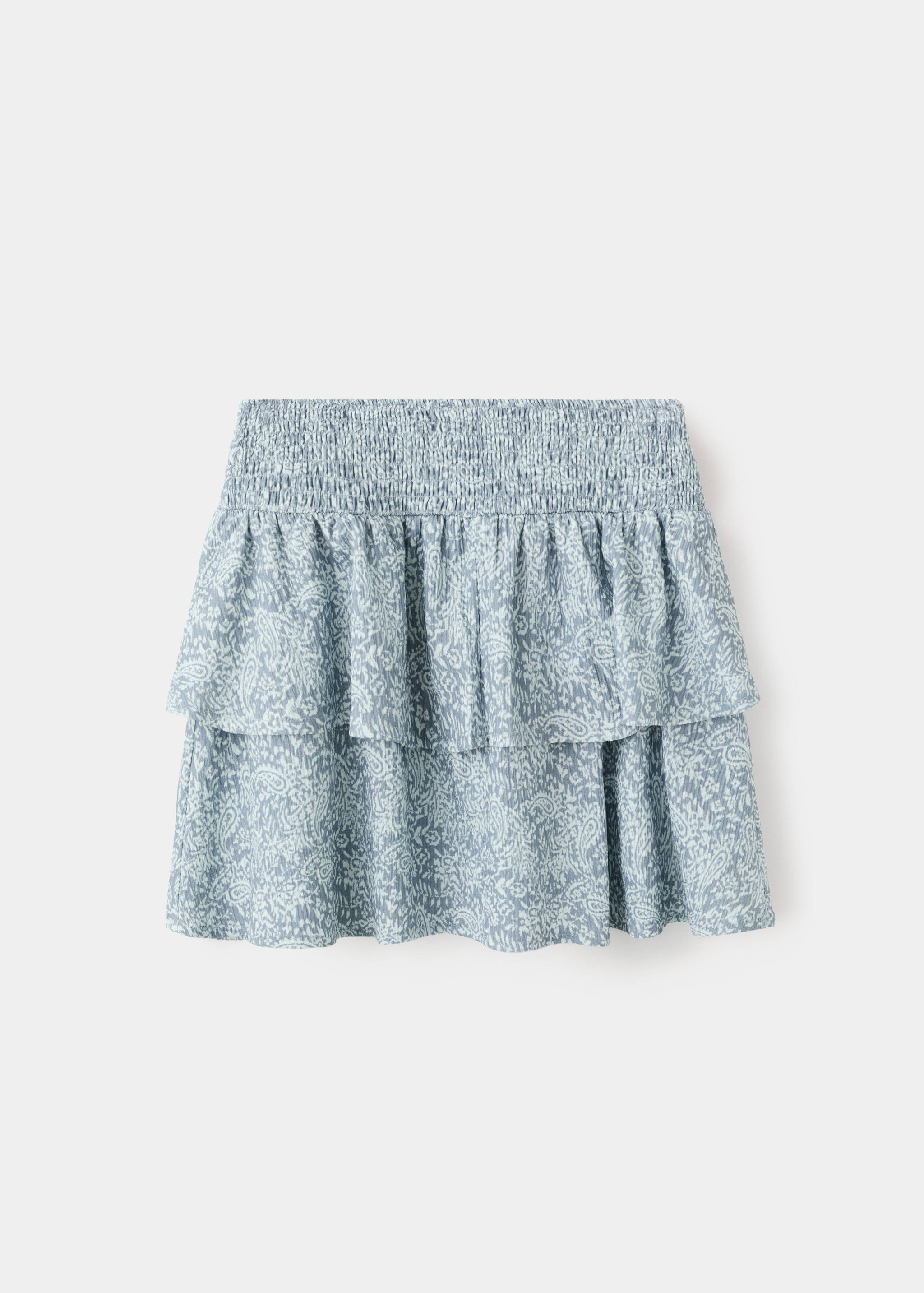 Printed ruffle skirt - Reverse of the article