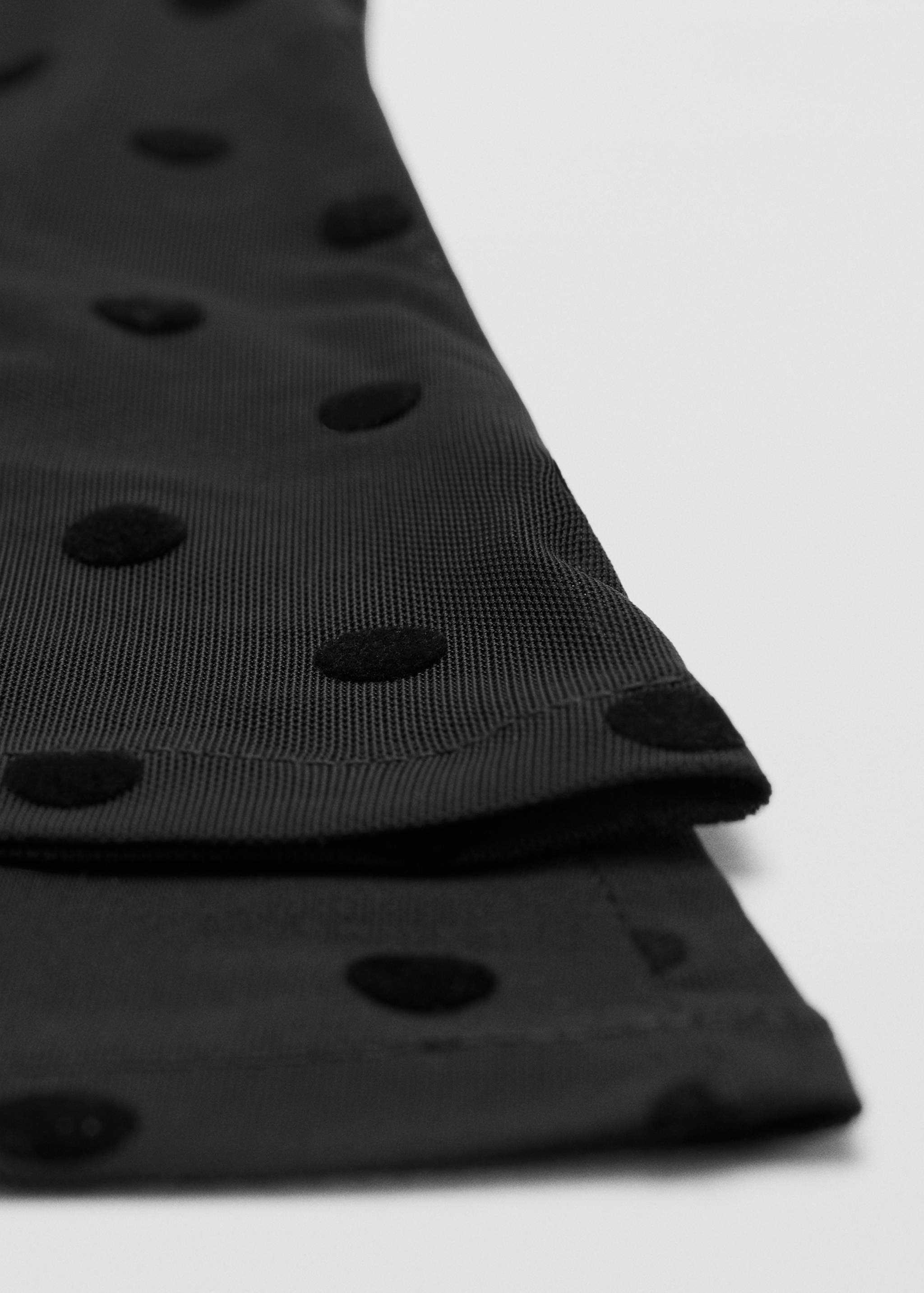 Långa handskar med prickar - Bild av mittparti