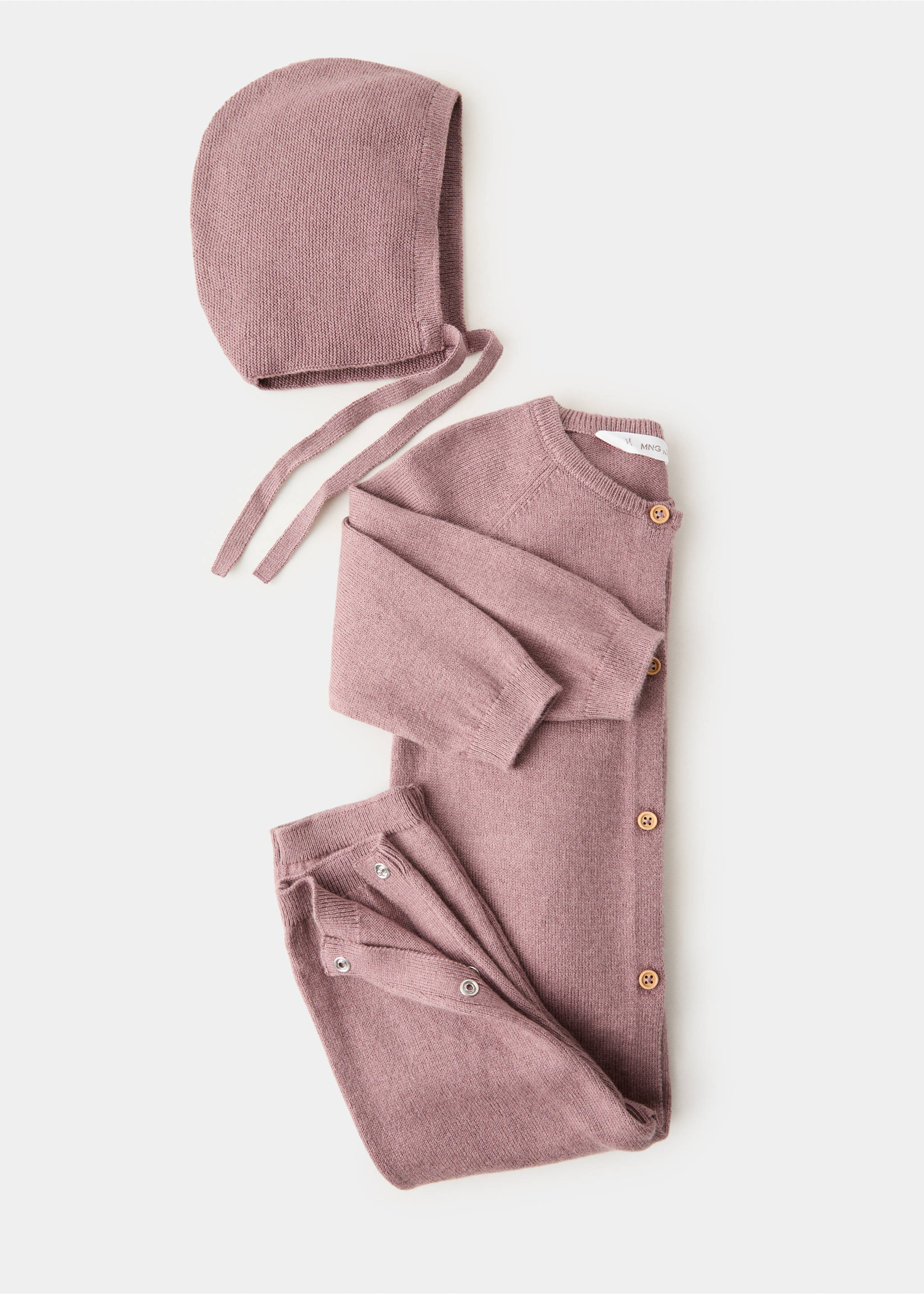 Mono largo botones - Detalle del artículo 0, Rosa. Ref: 27081292-00.