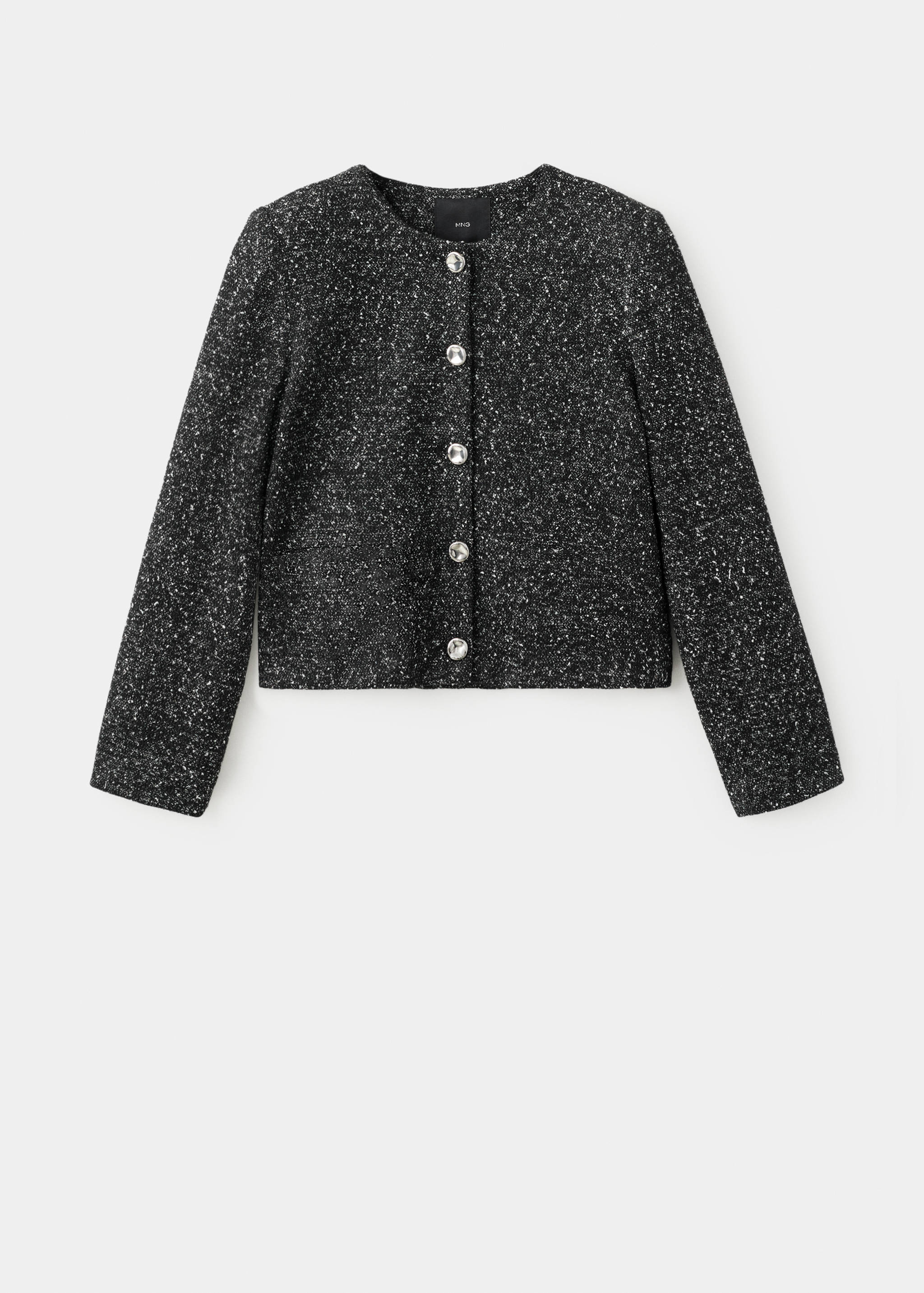 Flecked cotton-blend jacket - Article without model