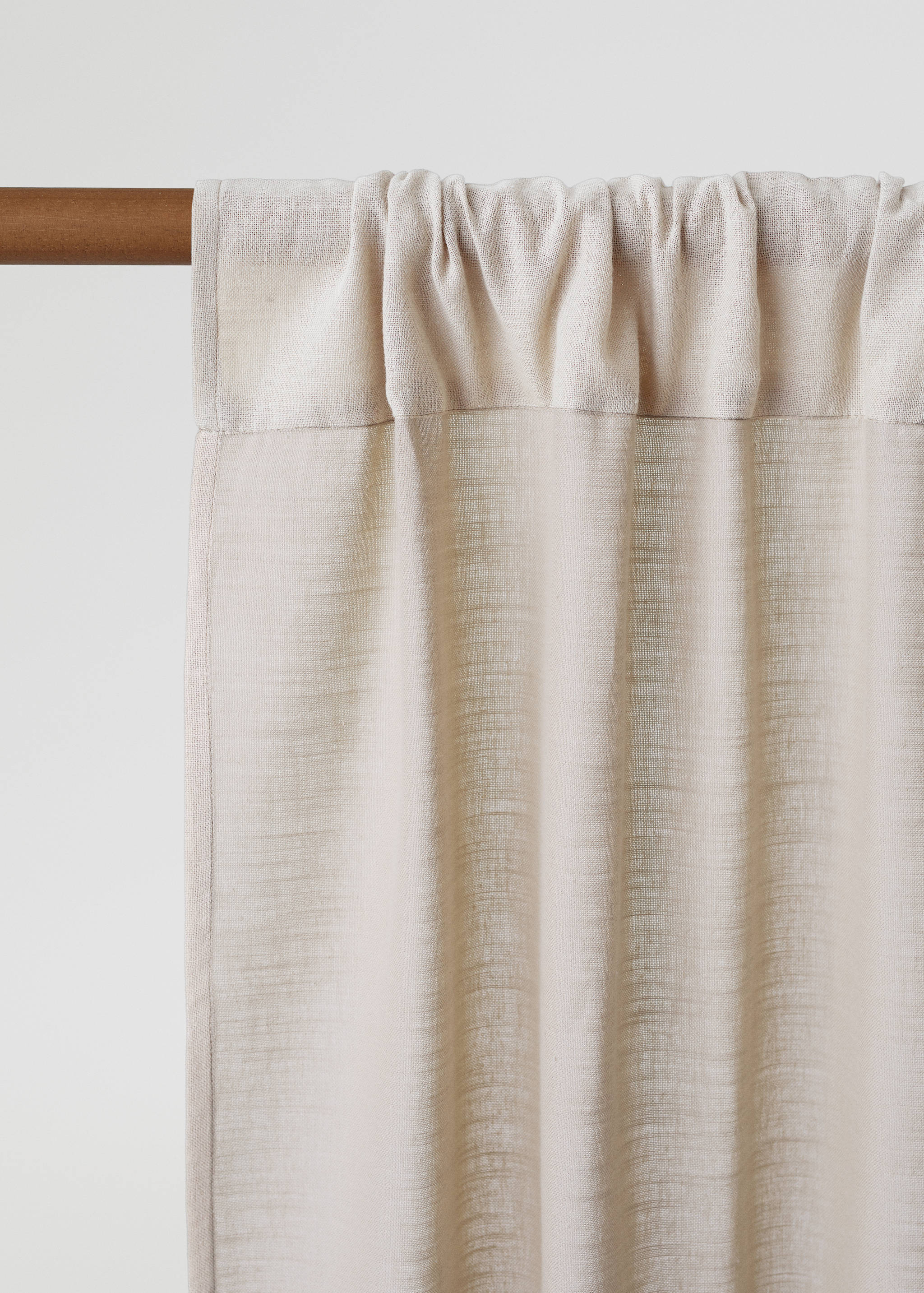 100% cotton medium-opacity curtain - Details of the article 7