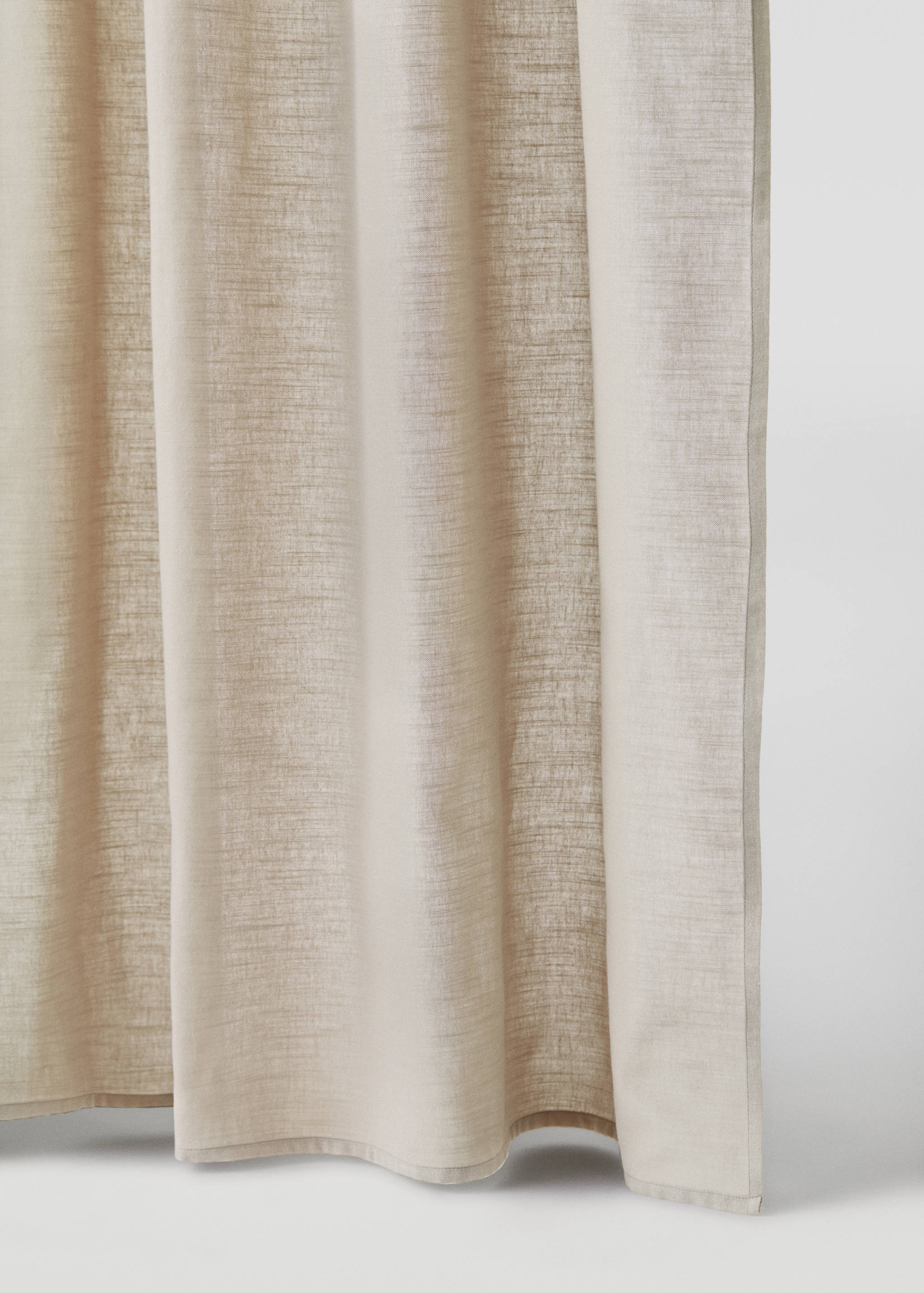 100% cotton medium-opacity curtain - Article without model