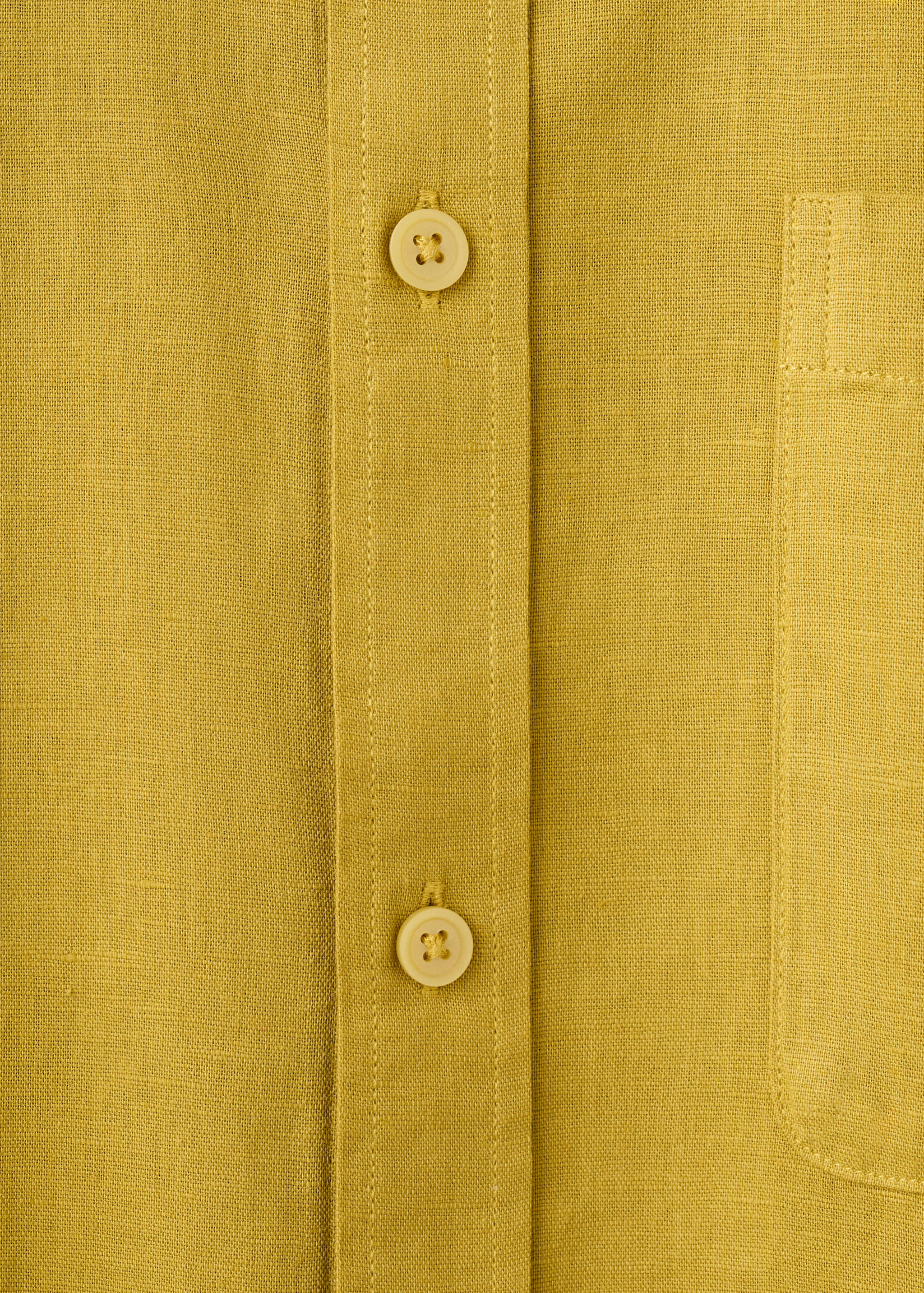 Chemise regular-fit lin poche - Détail de l'article 0