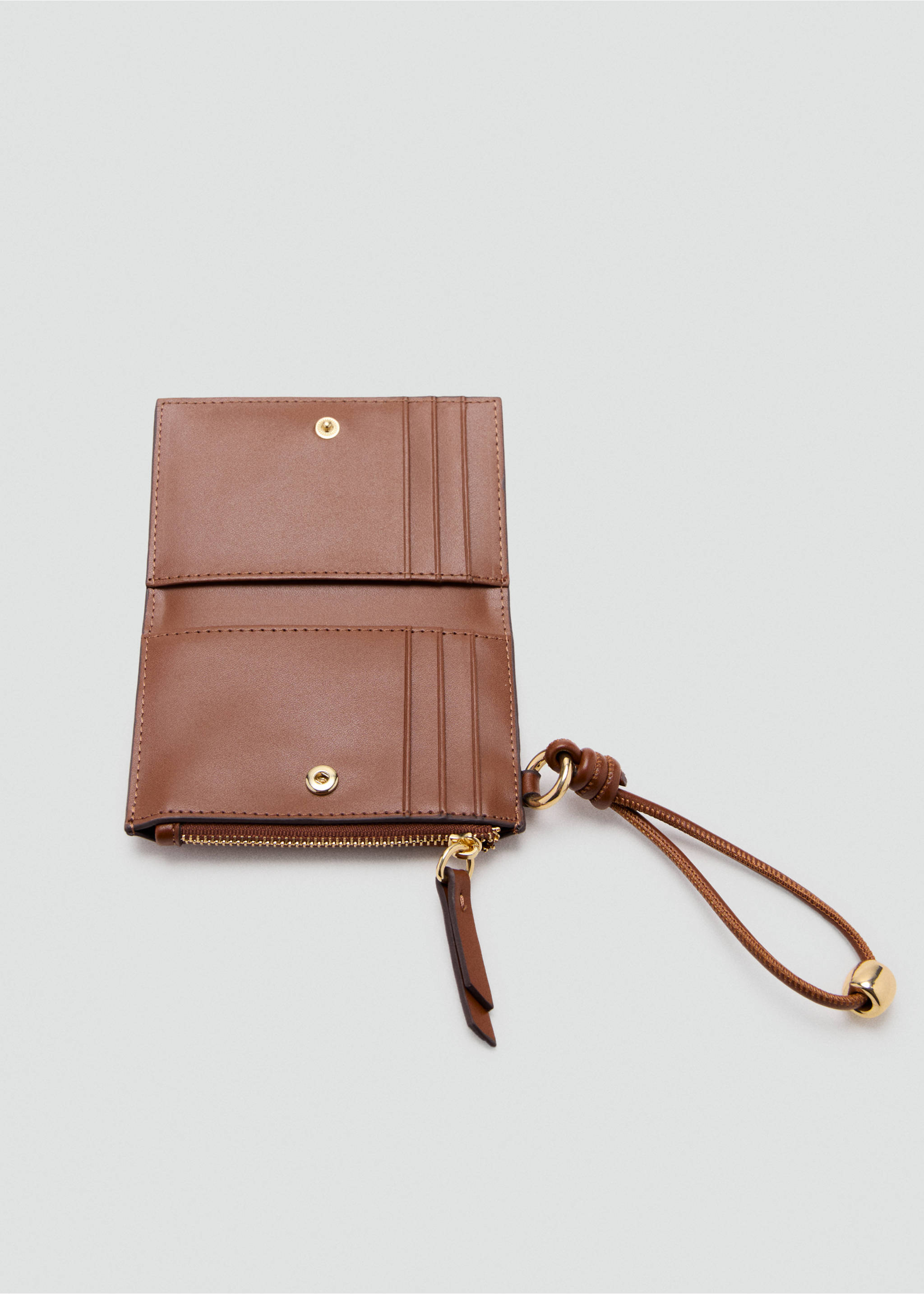 Mini-bead small purse - Details of the article 1, Leather. Ref: 27081300-00.