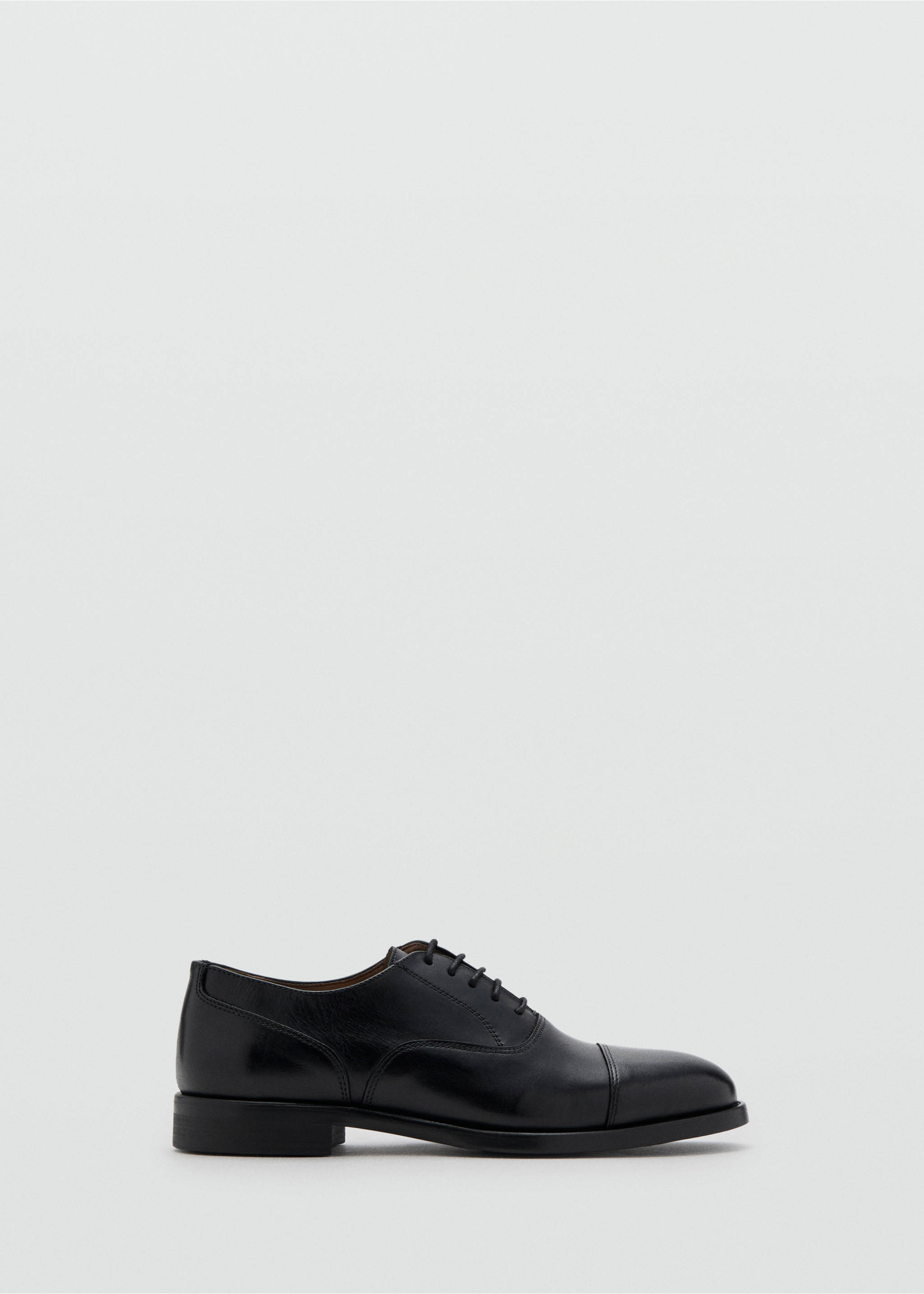 Zapato estilo Oxford piel - Artículo sin modelo, Negro. Ref: 27081302-00.