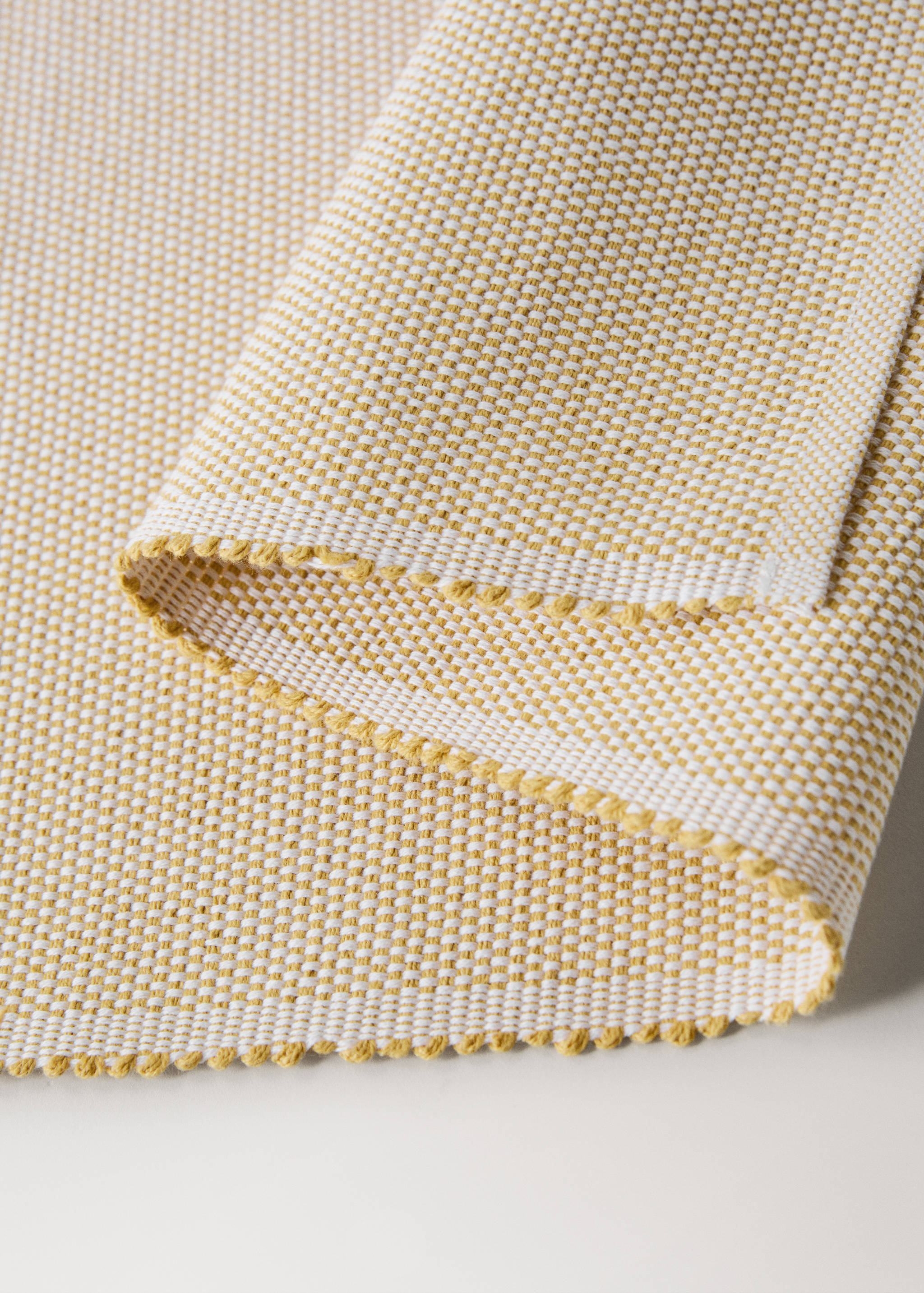 Cotton melange effect table mat - Details of the article 1