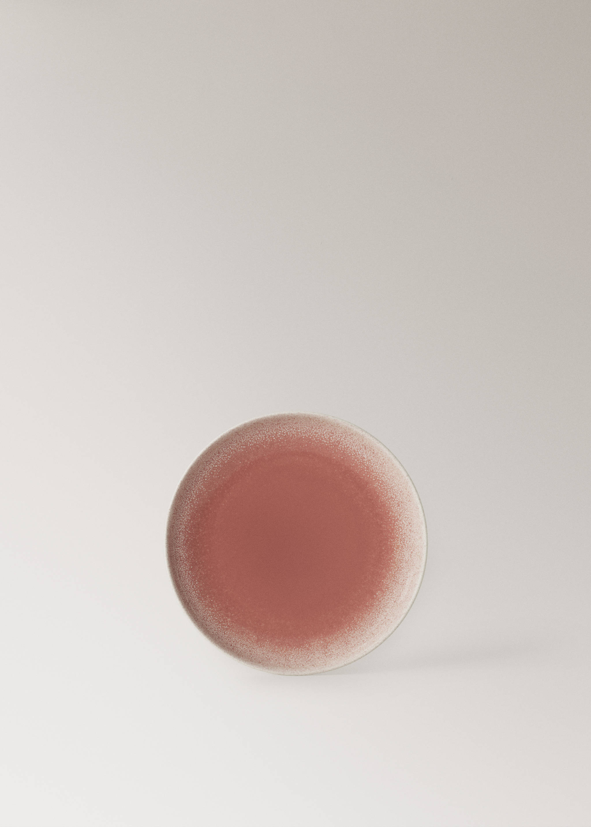 Assiette à dessert en grès couleur dégradée - Article sans modèle