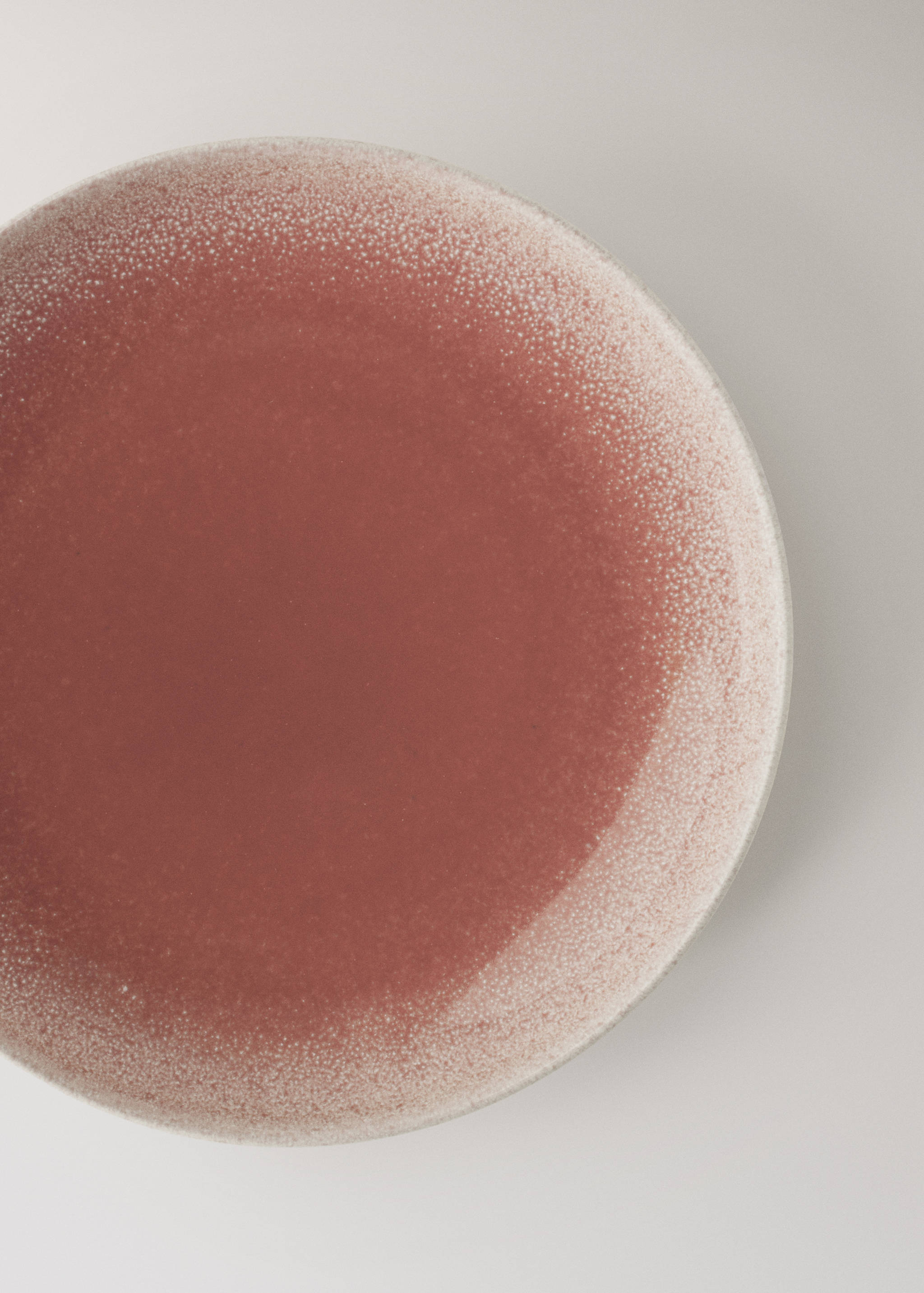 Assiette à dessert en grès couleur dégradée - Détail de l'article 1