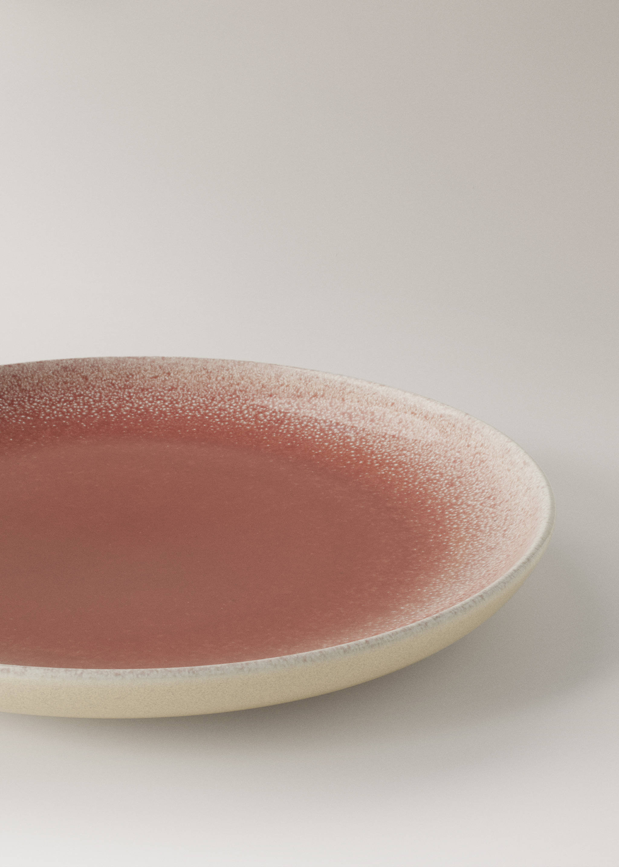 Assiette à dessert en grès couleur dégradée - Détail de l'article 2